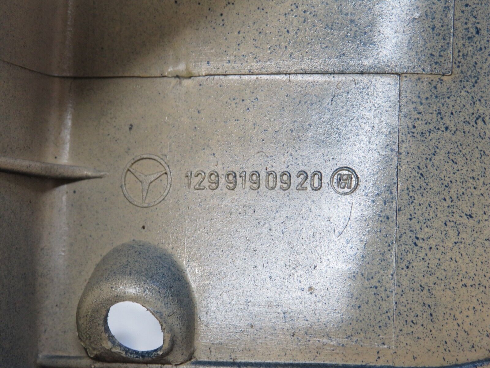 36840 Mercedes-Benz R129 300SL-24 Front Left Seat Release Trim 2x Blue 1299190920 1299191020