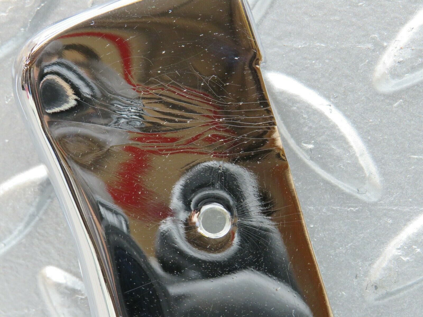 22749 Mercedes-Benz C107 450SLC Coupe Door Moulding Trim Chrome Right Side