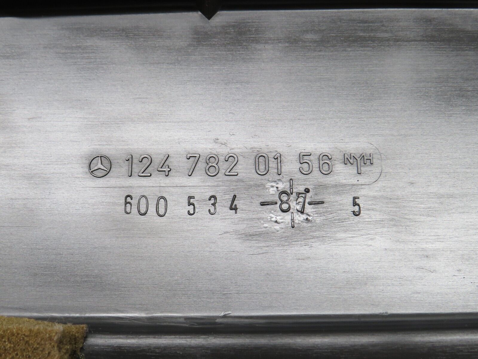 32328 Mercedes-Benz S124 300TE Wagon Sunroof Guide Cover Trim 1247820156