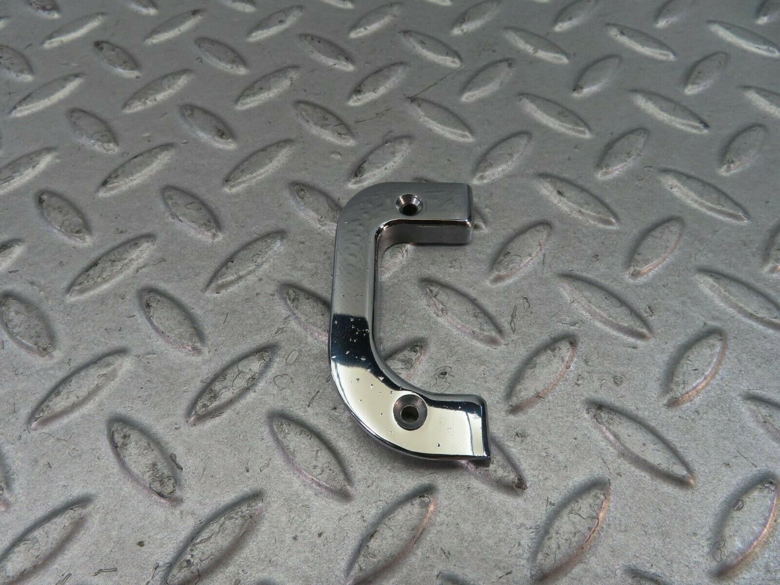 8723 Mercedes-Benz W123 Left Interior Chrome Door Latch Trim 1237230124