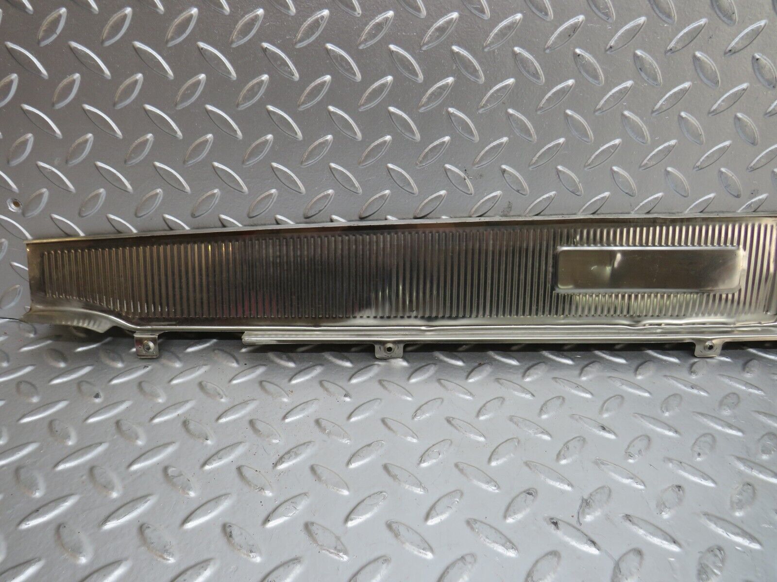 28216 Mercedes-Benz S123 240D Wagon Trunk Ornamental Chrome Cover 1236681089