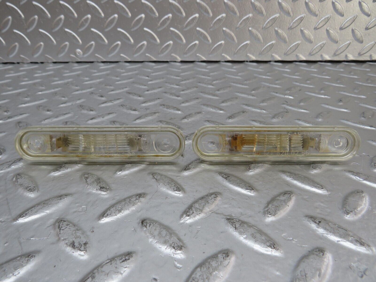 25353 Mercedes-Benz W201 190D number Plate Lights Pair 1248200256