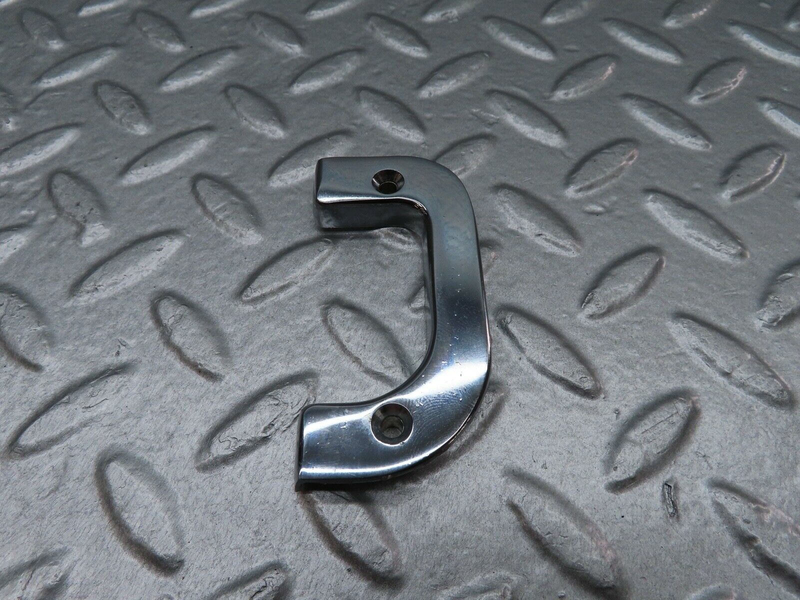 17953 Mercedes-Benz W123 200 Right Interior Chrome Door Latch Trim 1237230224