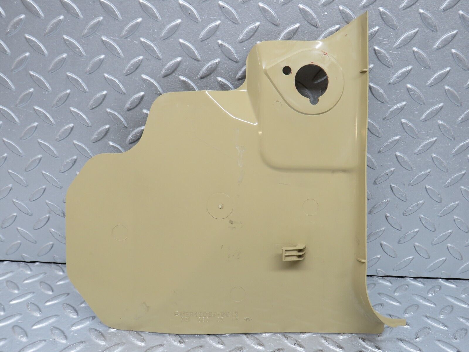 38701 Mercedes-Benz W201 190E 2.6L Kick Panel Front Left Side Beige 2016880506