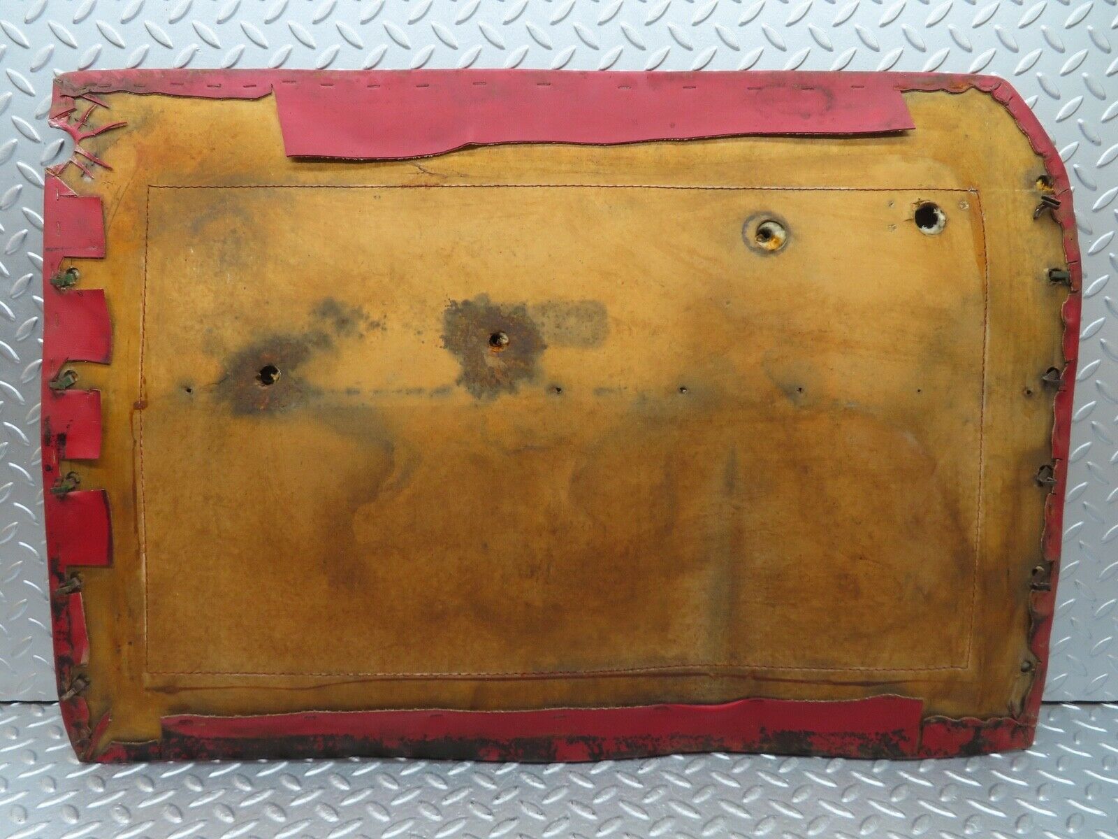 18768 Mercedes-Benz W120 W121 Ponton Front Right Door Card Red