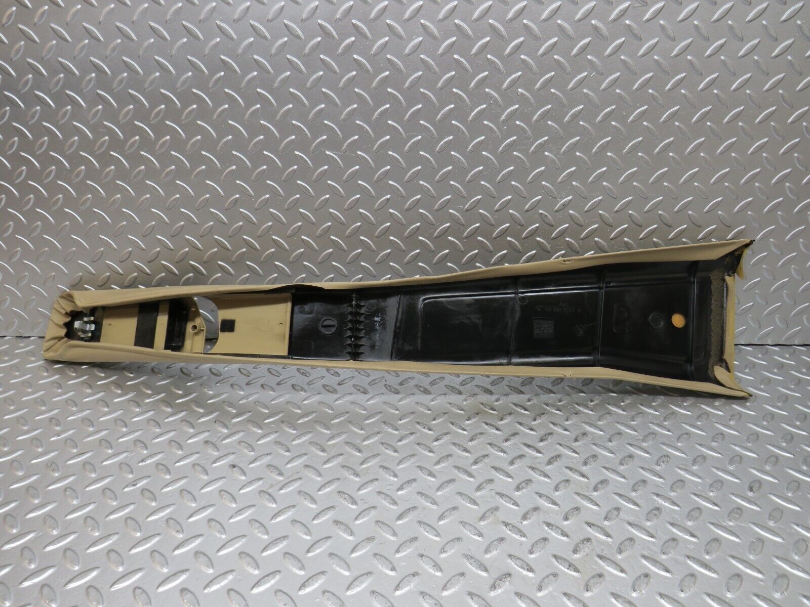 27525 Mercedes-Benz S124 300TE B Pillar Cover Right Side Beige 1246923689