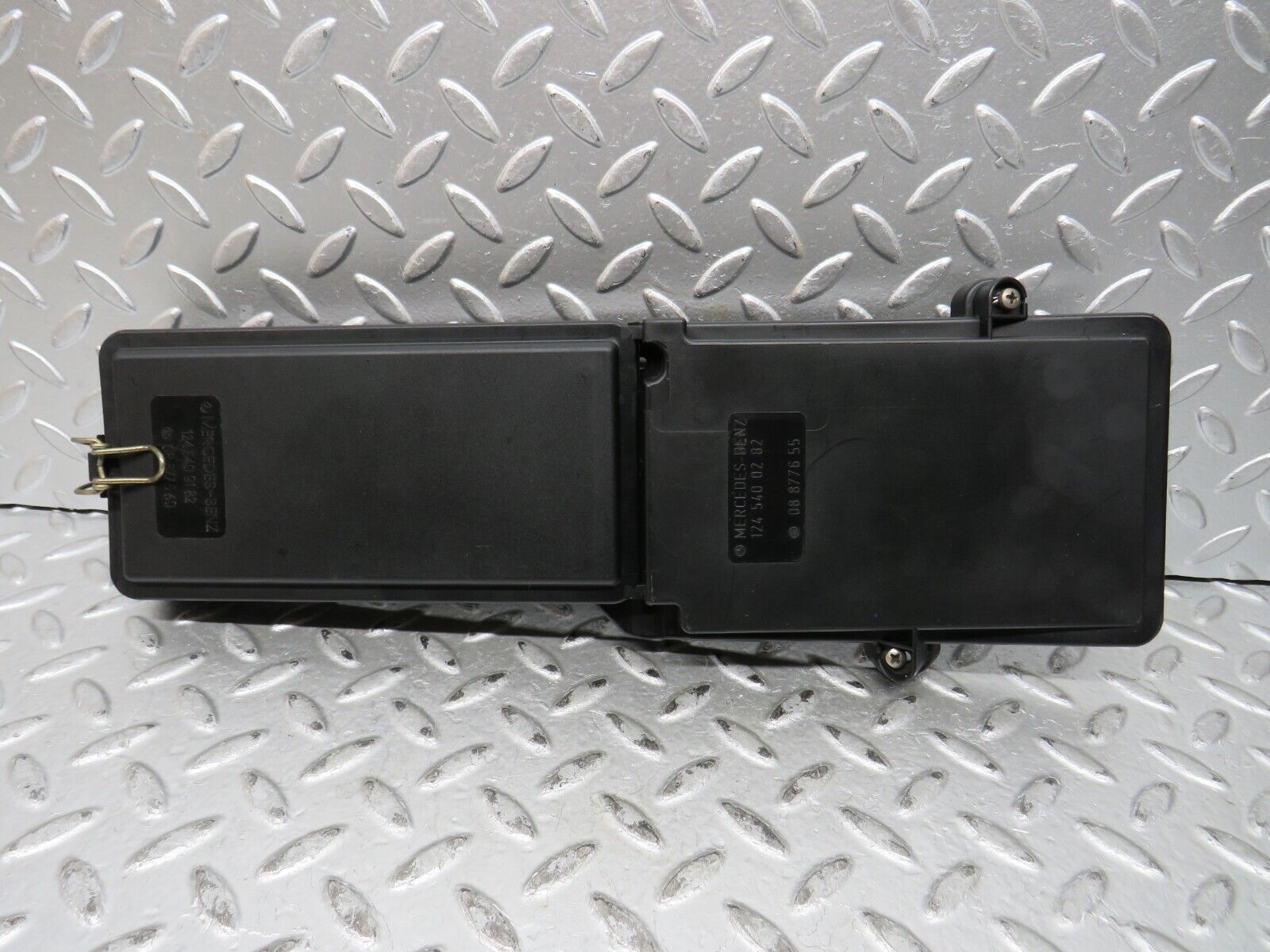28962 Mercedes-Benz C124 320CE Coupe Fuse Box Lid Cover Panel 1245400282