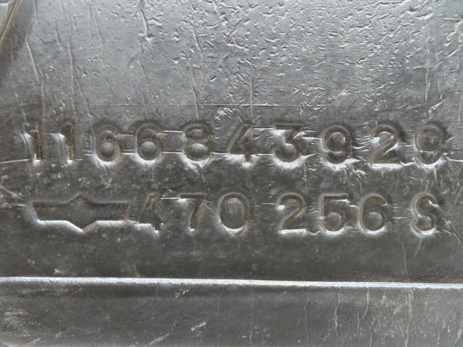 14246 Mercedes-Benz W116 350SE Front Right Floor Carpet Black 1166840230