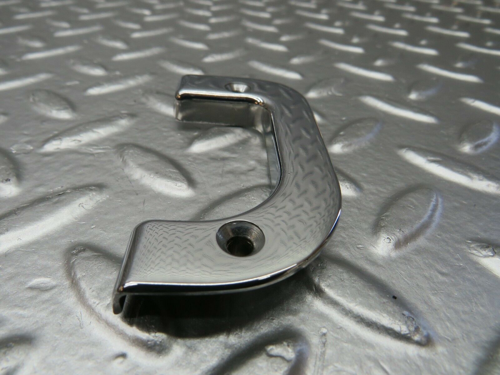 23993 Mercedes-Benz W123 280E Right Interior Chrome Door Latch Trim 1237230224