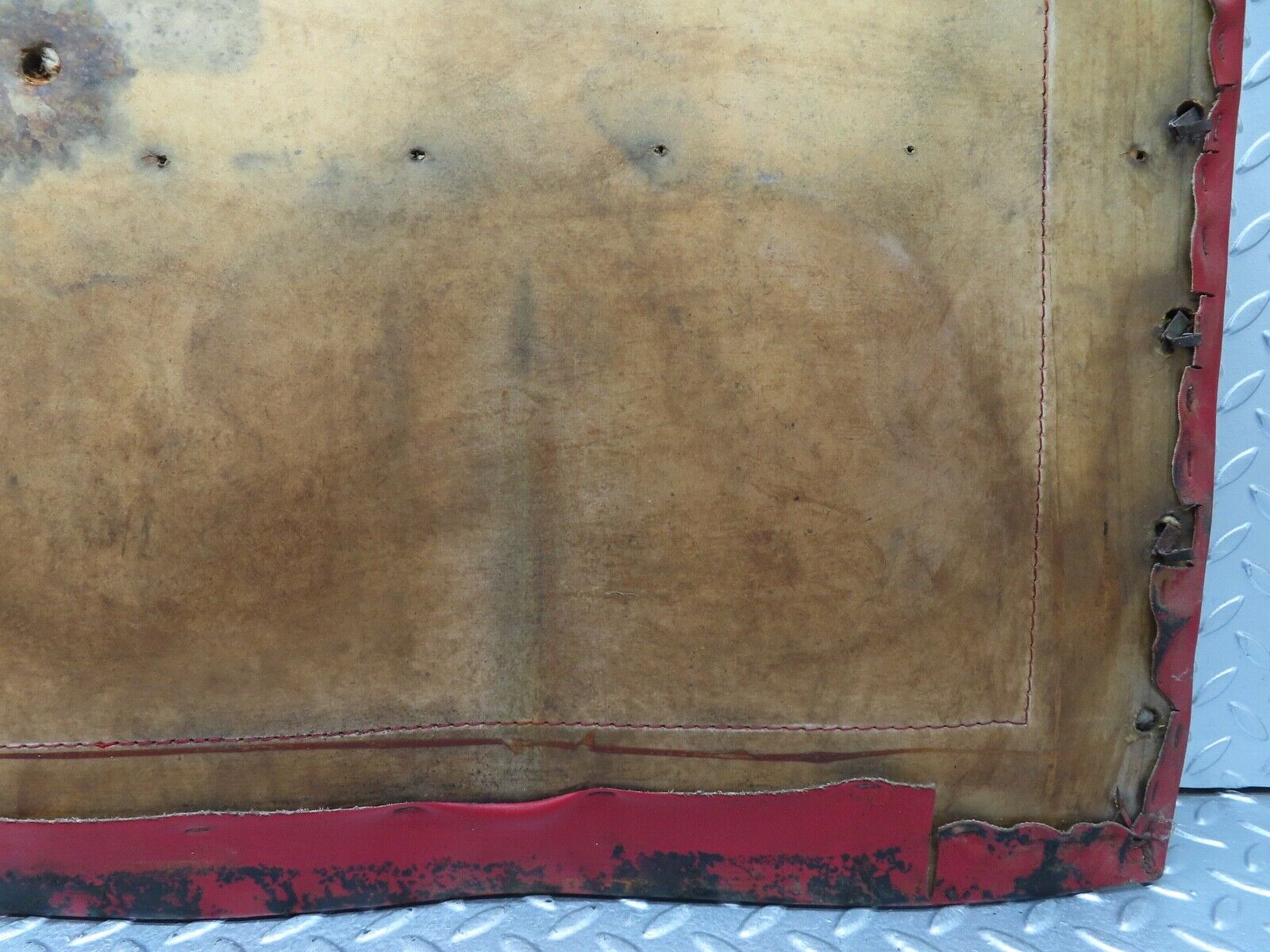 18768 Mercedes-Benz W120 W121 Ponton Front Right Door Card Red