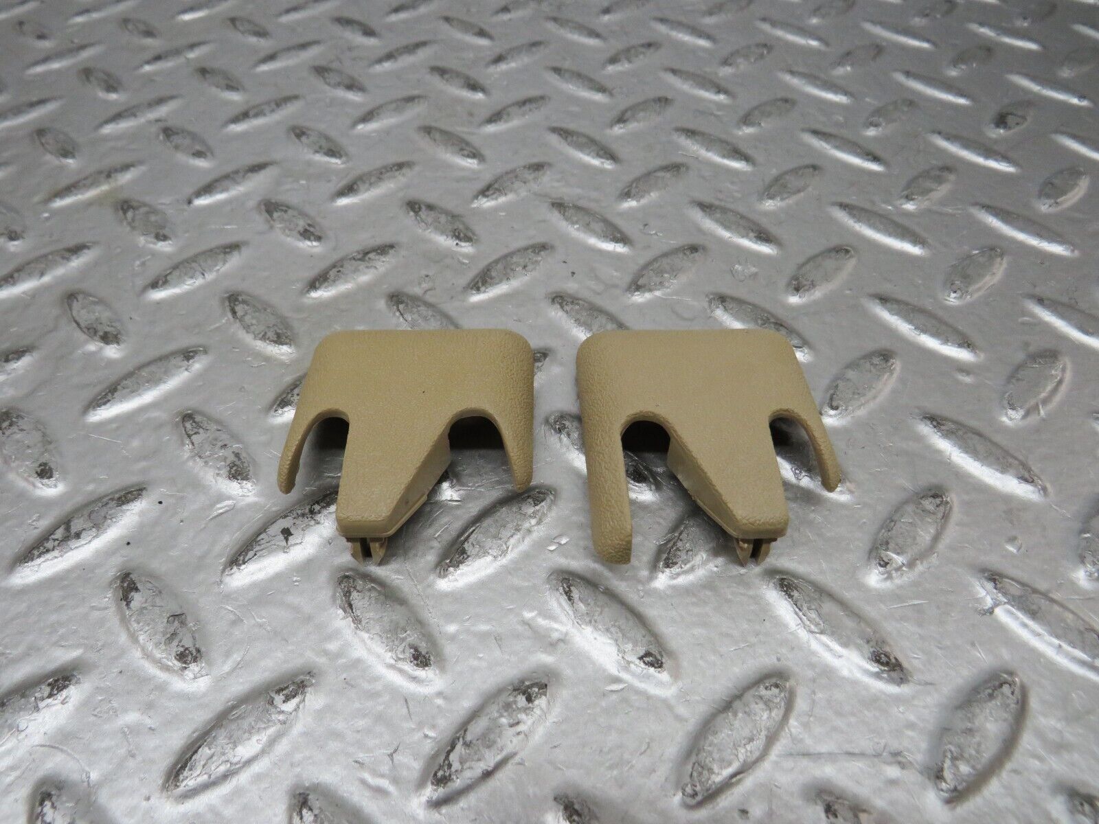 27486 Mercedes-Benz S124 300TE Front Seat Rail Trim Cover Pair 1246842218