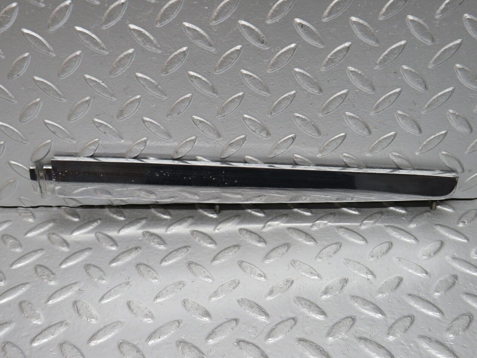 0664 Mercedes-Benz C107 350SLC Coupe Trunk Chrome Handle Moulding Left 1076901380