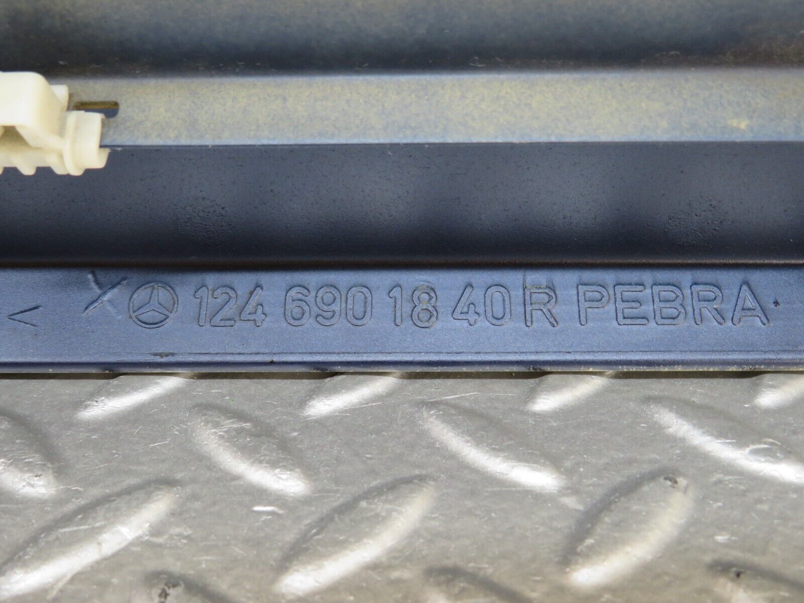 25960 Mercedes-Benz W124 280E Rear Right Fender Wing Lower Moulding 1246901840