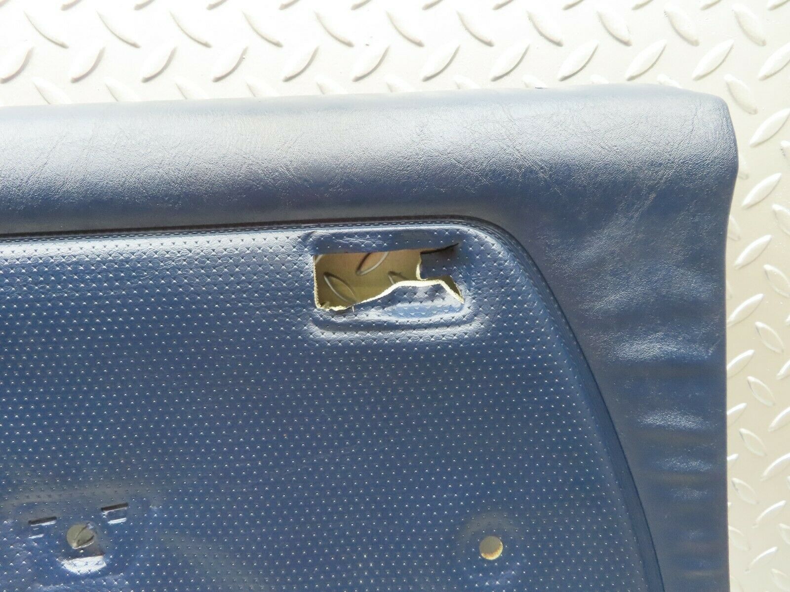 4368 Mercedes-Benz W123 230E Rear Left Door Card Blue