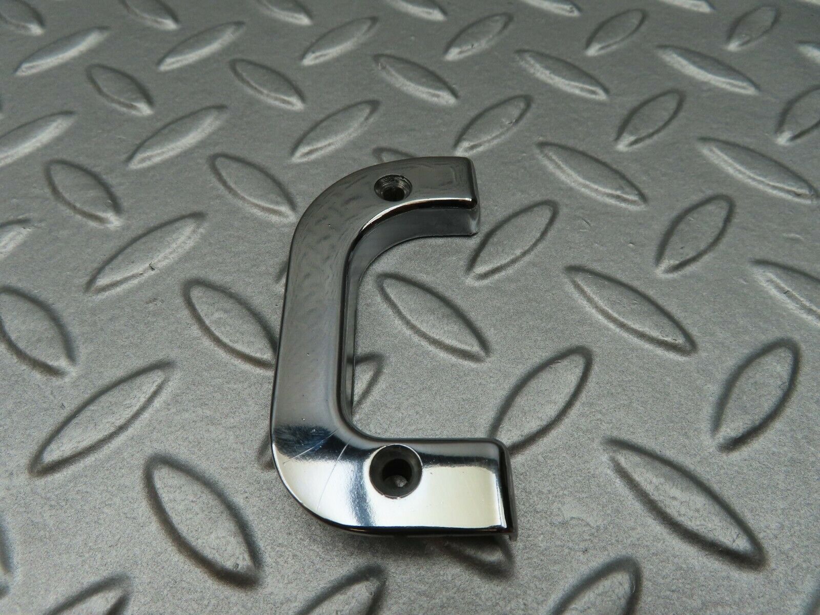 4529 Mercedes-Benz W123 230E Right Interior Chrome Door Latch Trim 1237230224