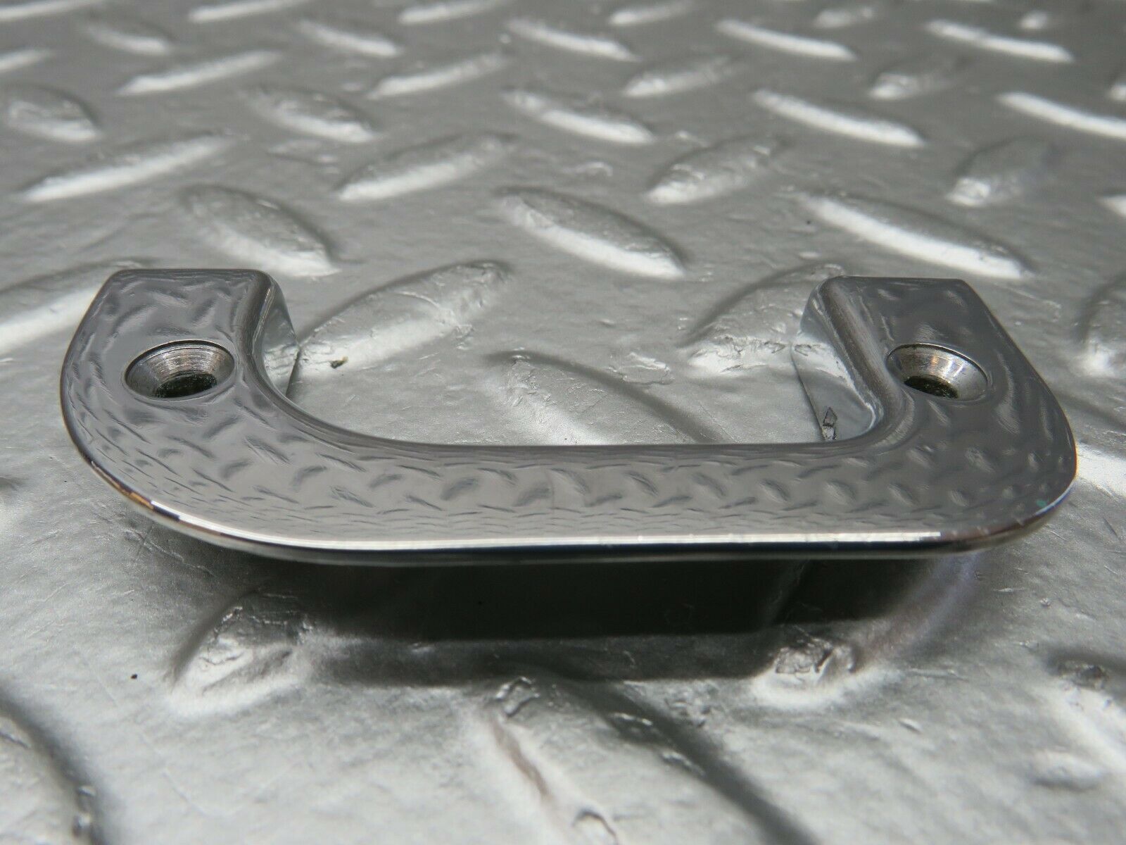 23992 Mercedes-Benz W123 280E Right Interior Chrome Door Latch Trim 1237230224