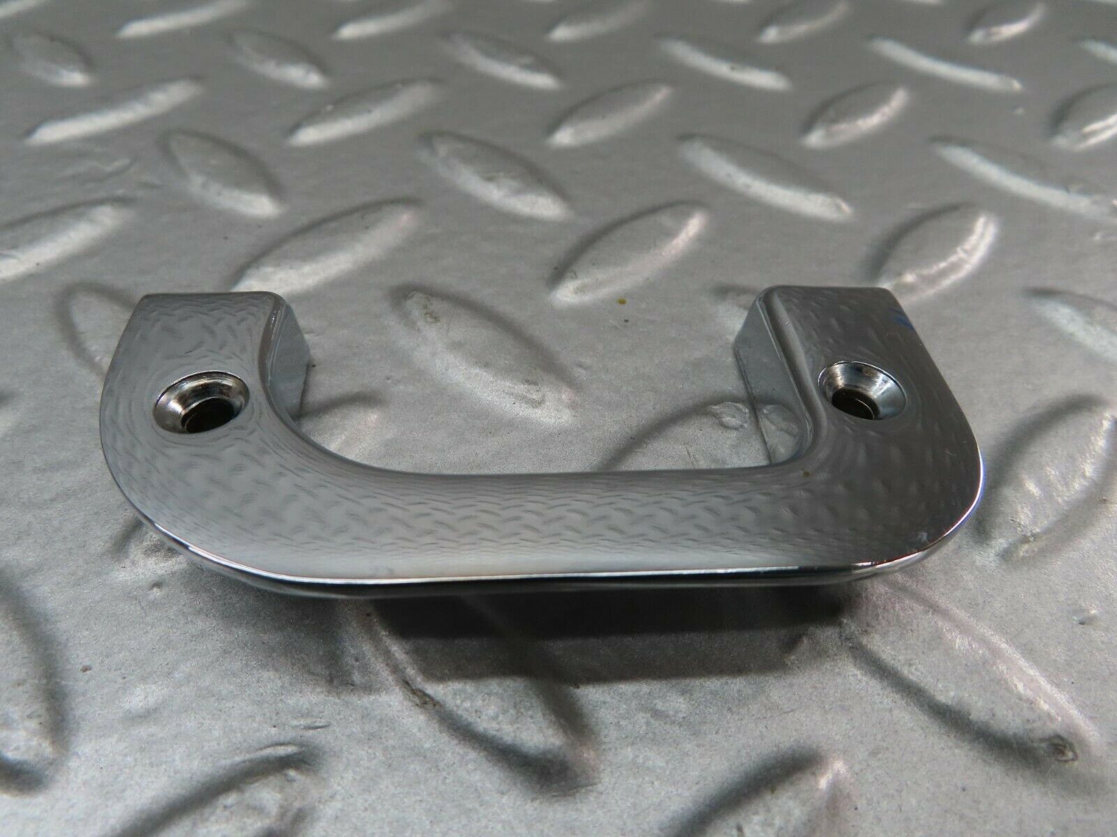 15227 Mercedes-Benz W123 230E Right Interior Chrome Door Latch Trim 1237230224