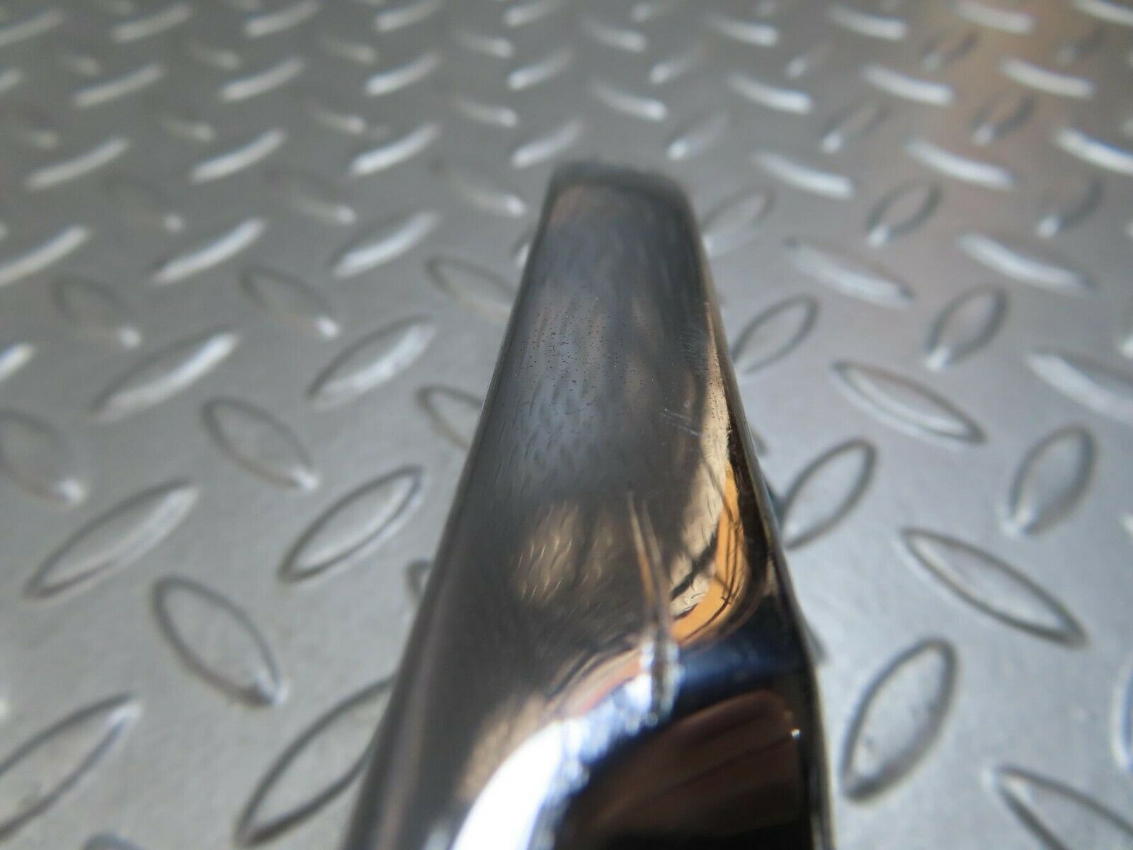 8733 Mercedes-Benz W115 Chrome Door Handle Front Left No Key 1157660801