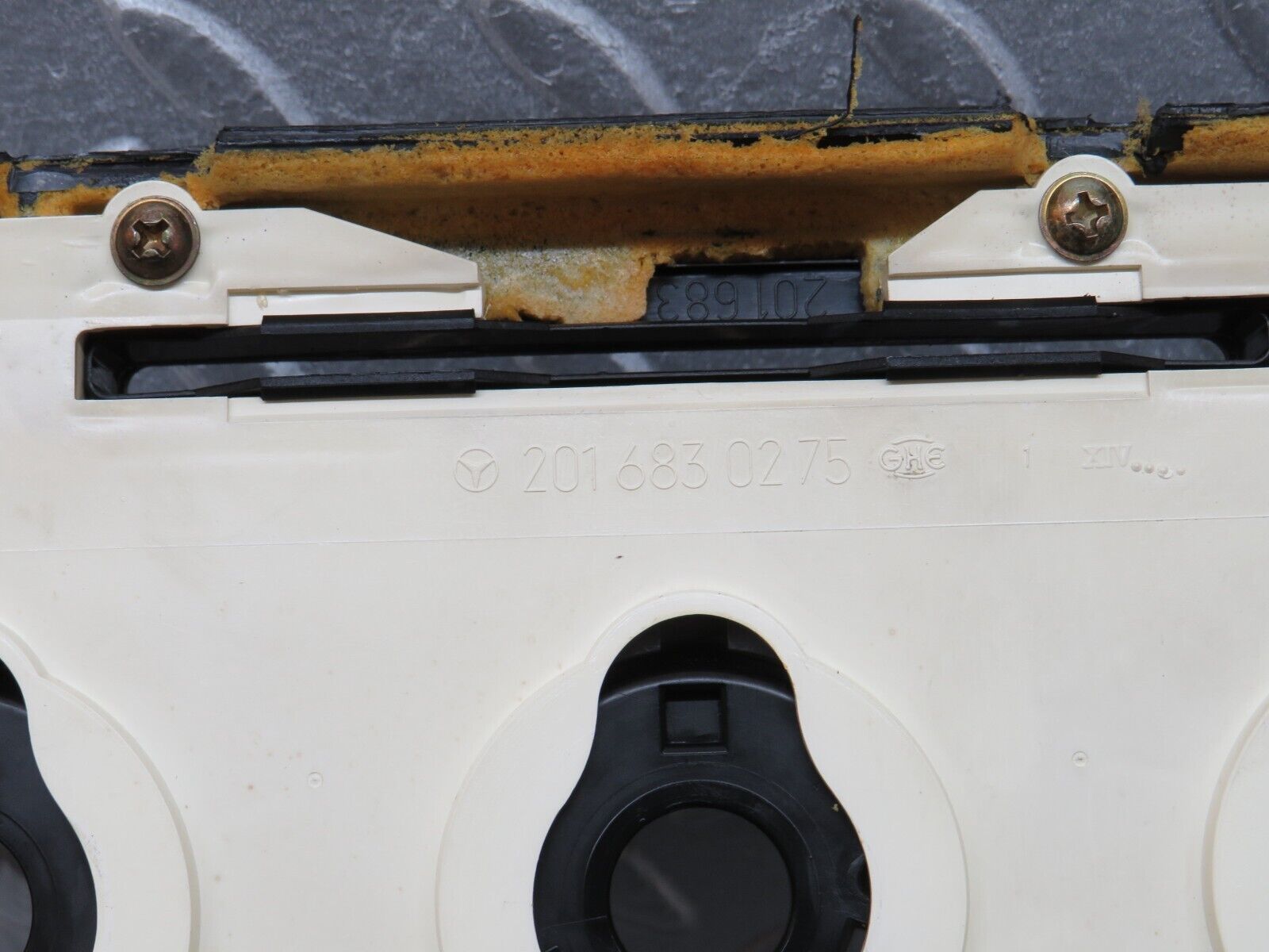 36491 Mercedes-Benz W201 190E 2.0L Centre Console Heater Control Panel 2016830275