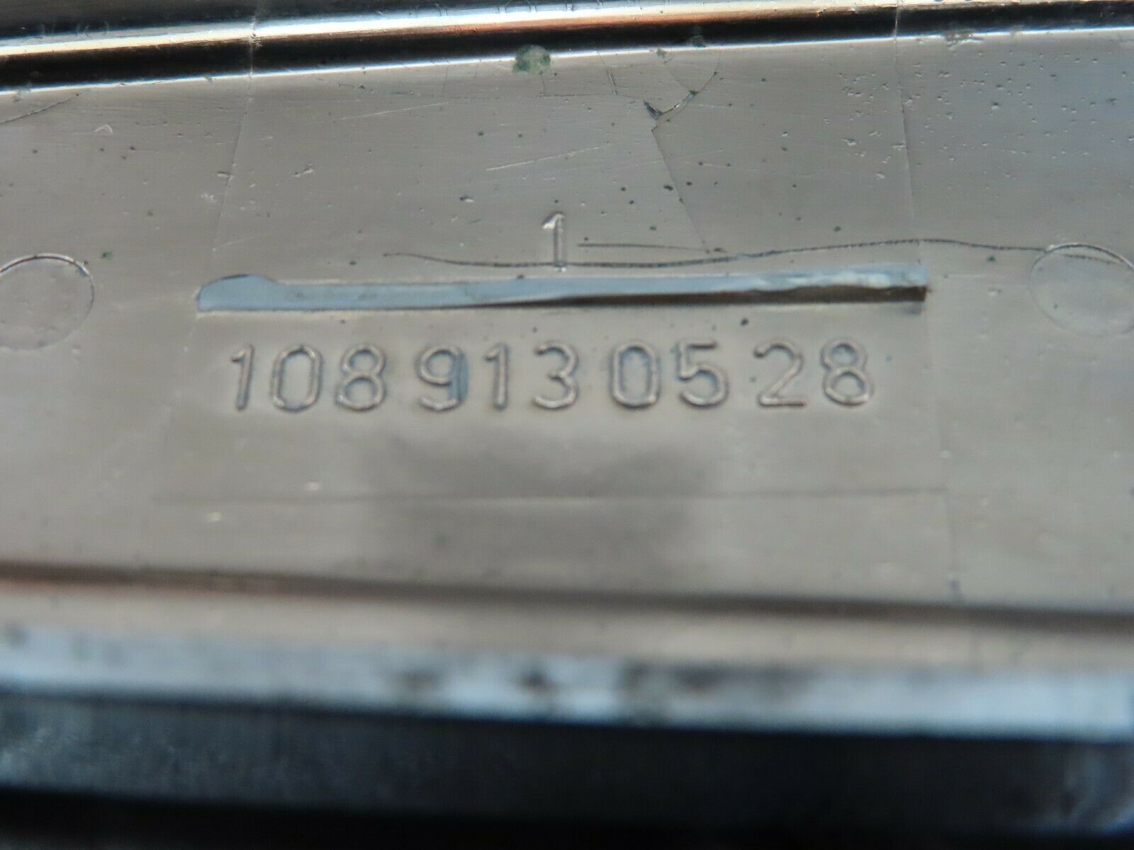 9006 Mercedes-Benz W108 Coupe Left Seat Upper Chrome Cover 1089130528