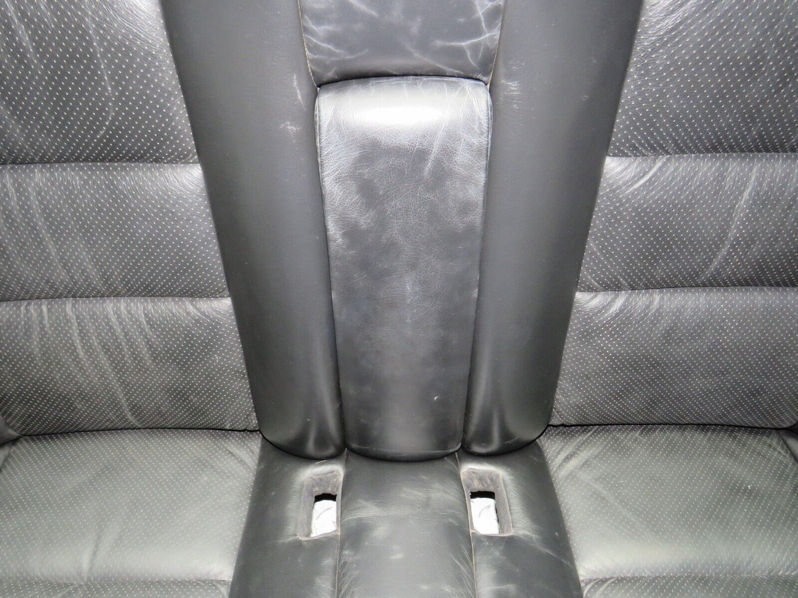 37878 Mercedes-Benz A124 320E Cabriolet Rear Seat Leather Black 1249203116
