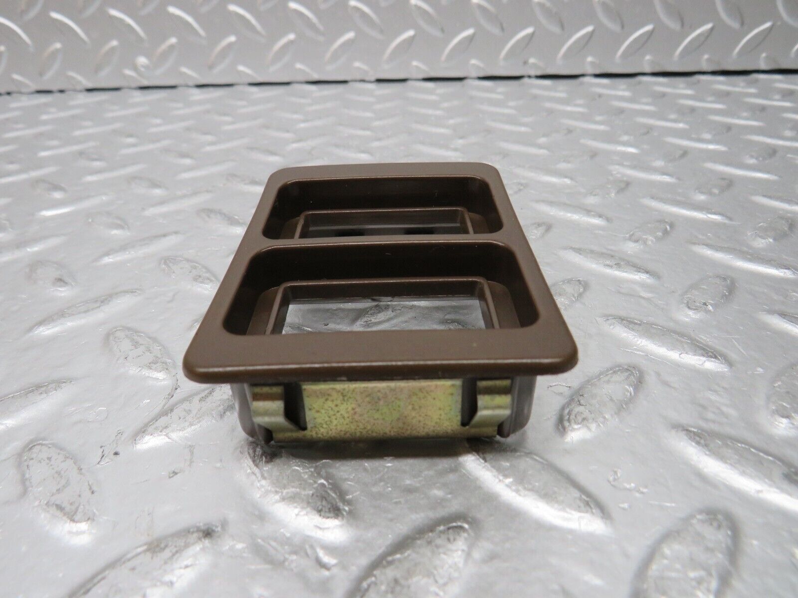 29985 Porsche 924 Double Electric Window Switch Surround Brown 477867187