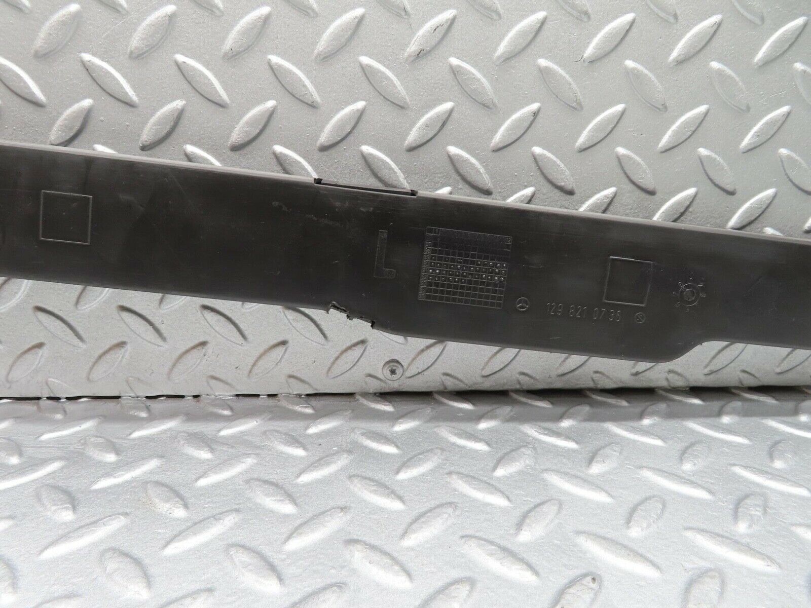 11885 Mercedes-Benz R129 300SL Coupe Left Door Sill Cable Channel 1298210736