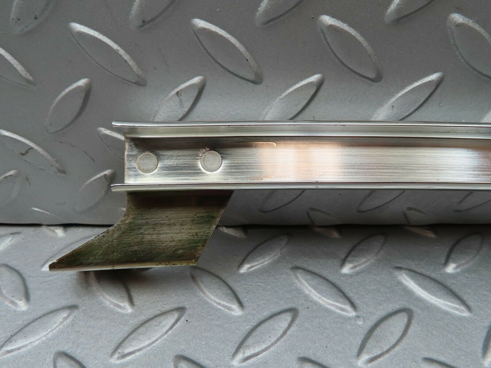 4297 Mercedes-Benz W123 230E Rear Right Chrome Window Channel