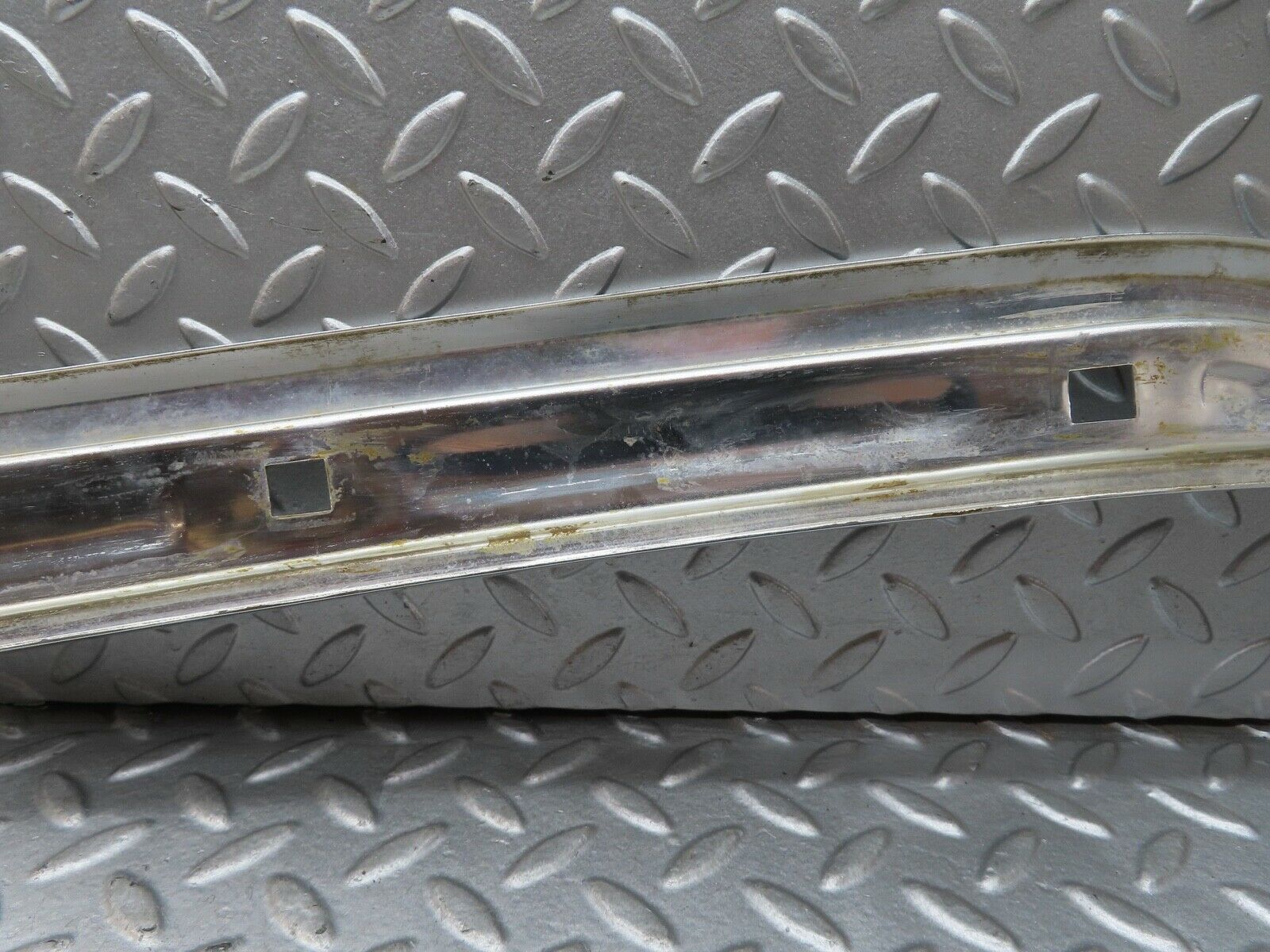 17682 Mercedes-Benz W116 450SEL A Pillar Chrome Moulding Trim Right Side