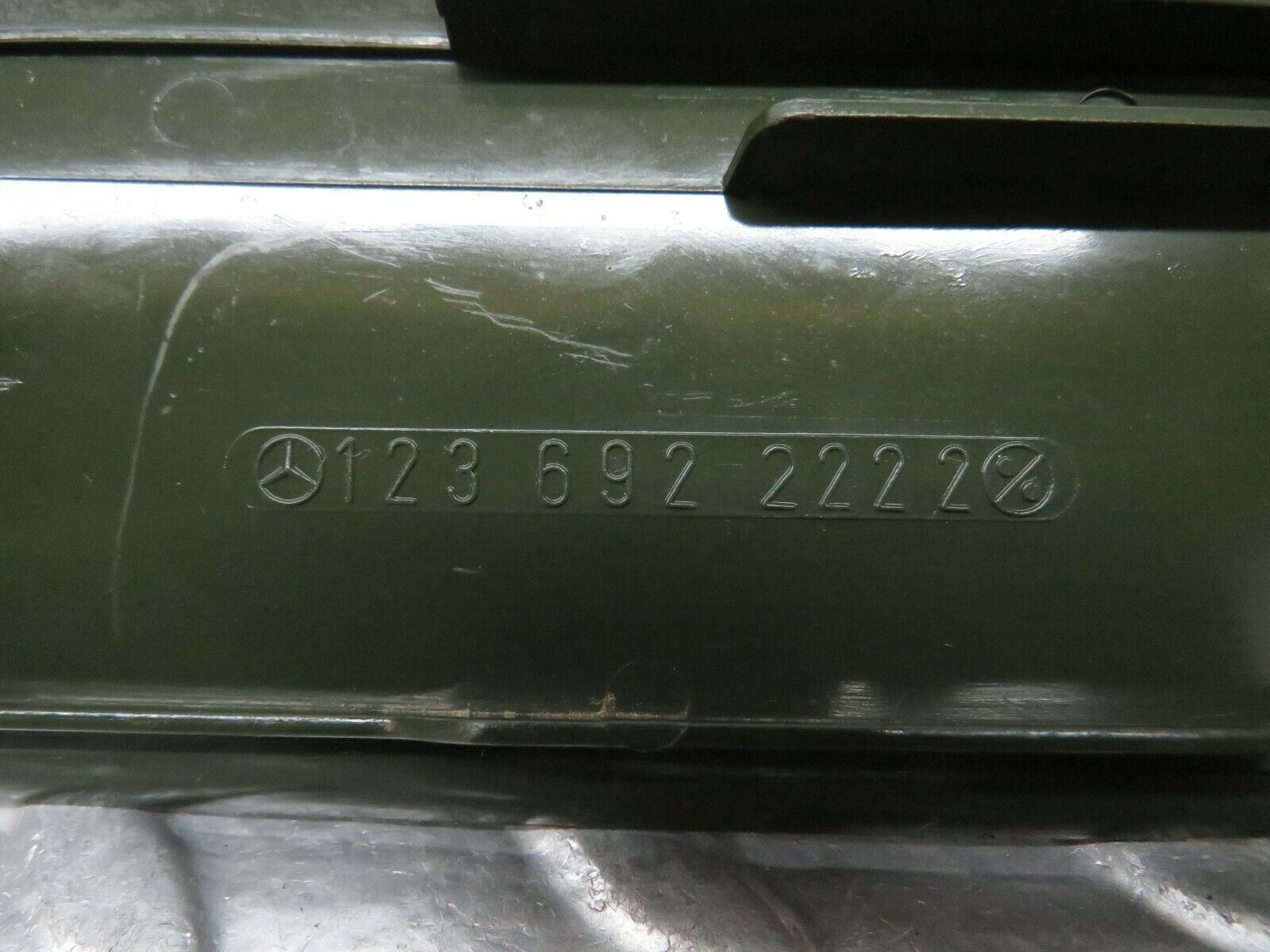 23705 Mercedes-Benz W123 B Pillar Bottom Cover Right Side Green 1236922222