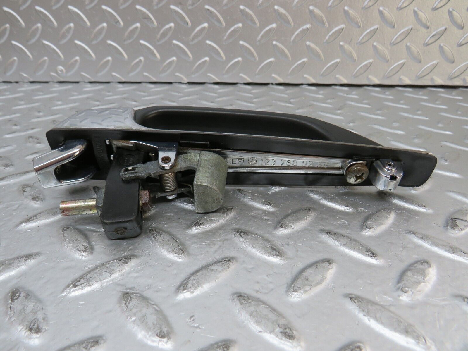 27055 Mercedes-Benz W123 280E Rear Exterior Chrome Handle 1237600359