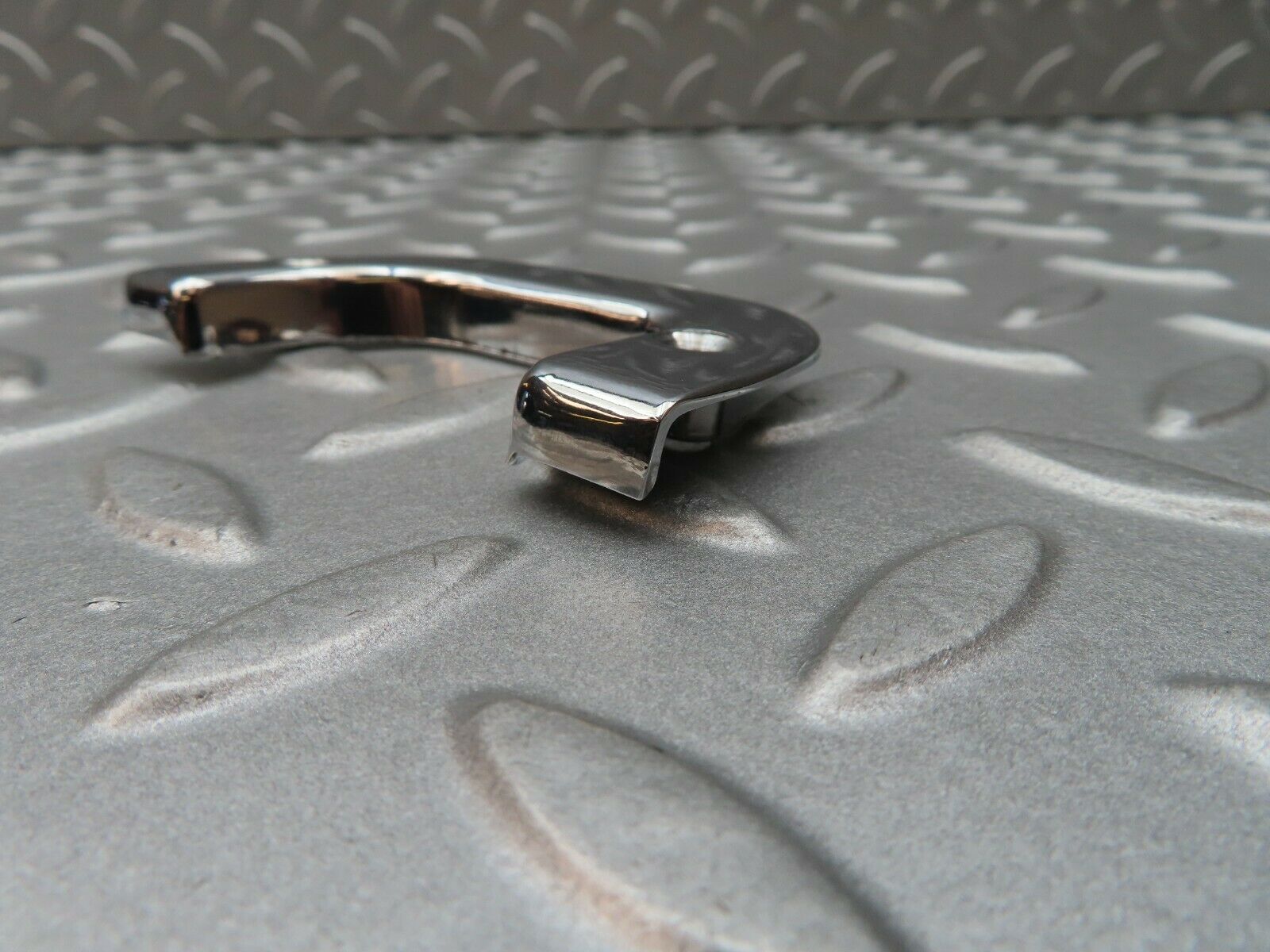 3822 Mercedes-Benz S123 200T Wagon Left Chrome Door Latch Trim 1237230124