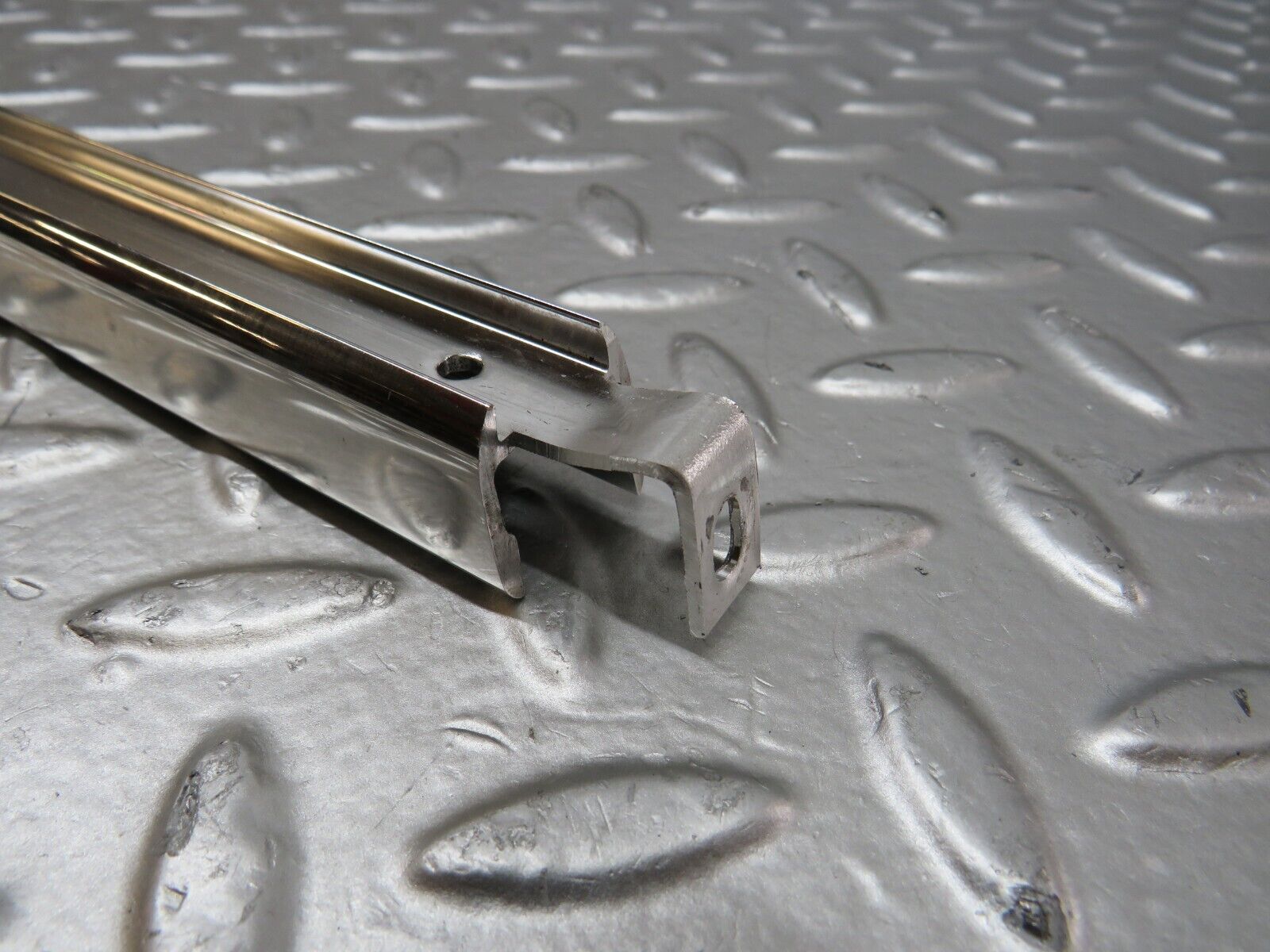 27124 Mercedes-Benz W123 280E Rear Right Door Chrome Window Channel