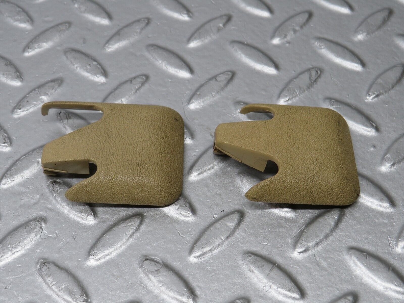 38952 Mercedes-Benz W201 190E 2.6L Front Seat Rail Trim Cover Beige 1246842118 1246842218