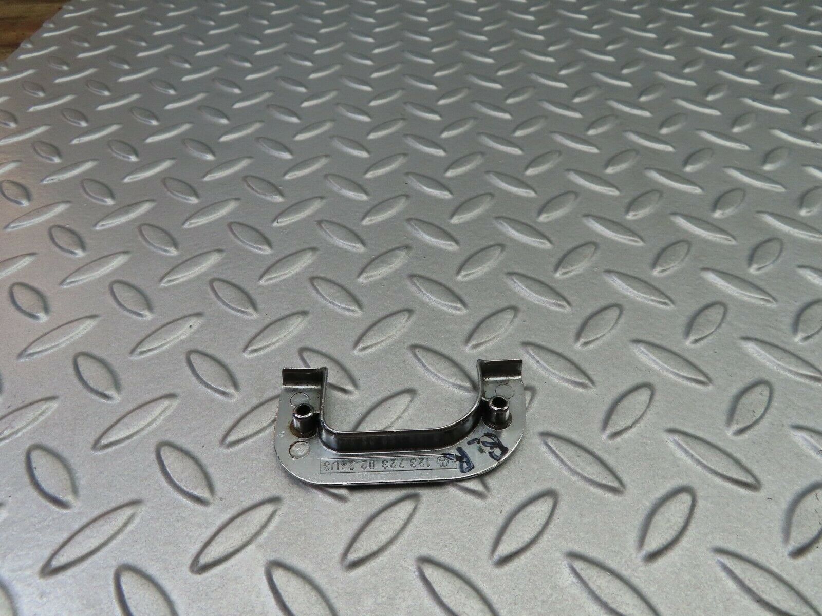 5842 Mercedes-Benz W123 200 Right Interior Chrome Door Latch Trim 1237230224