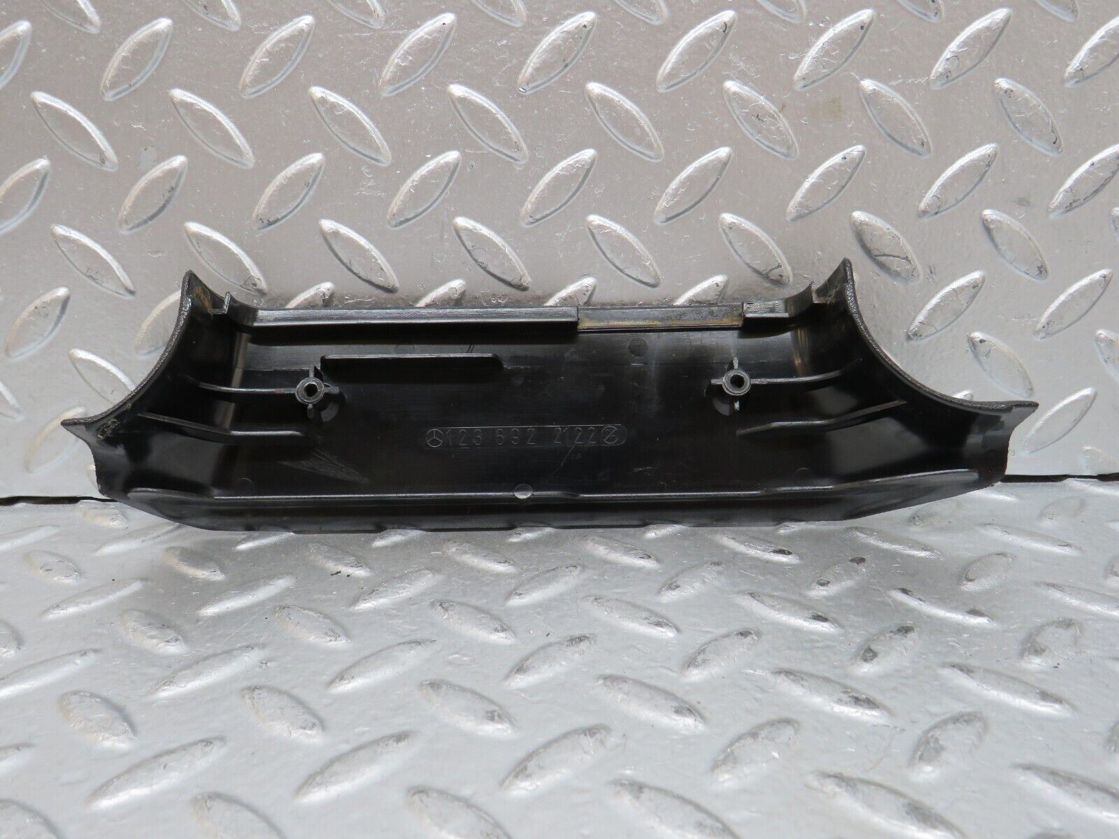 27939 Mercedes-Benz W123 280E B Pillar Bottom Cover Left Black 1236922122