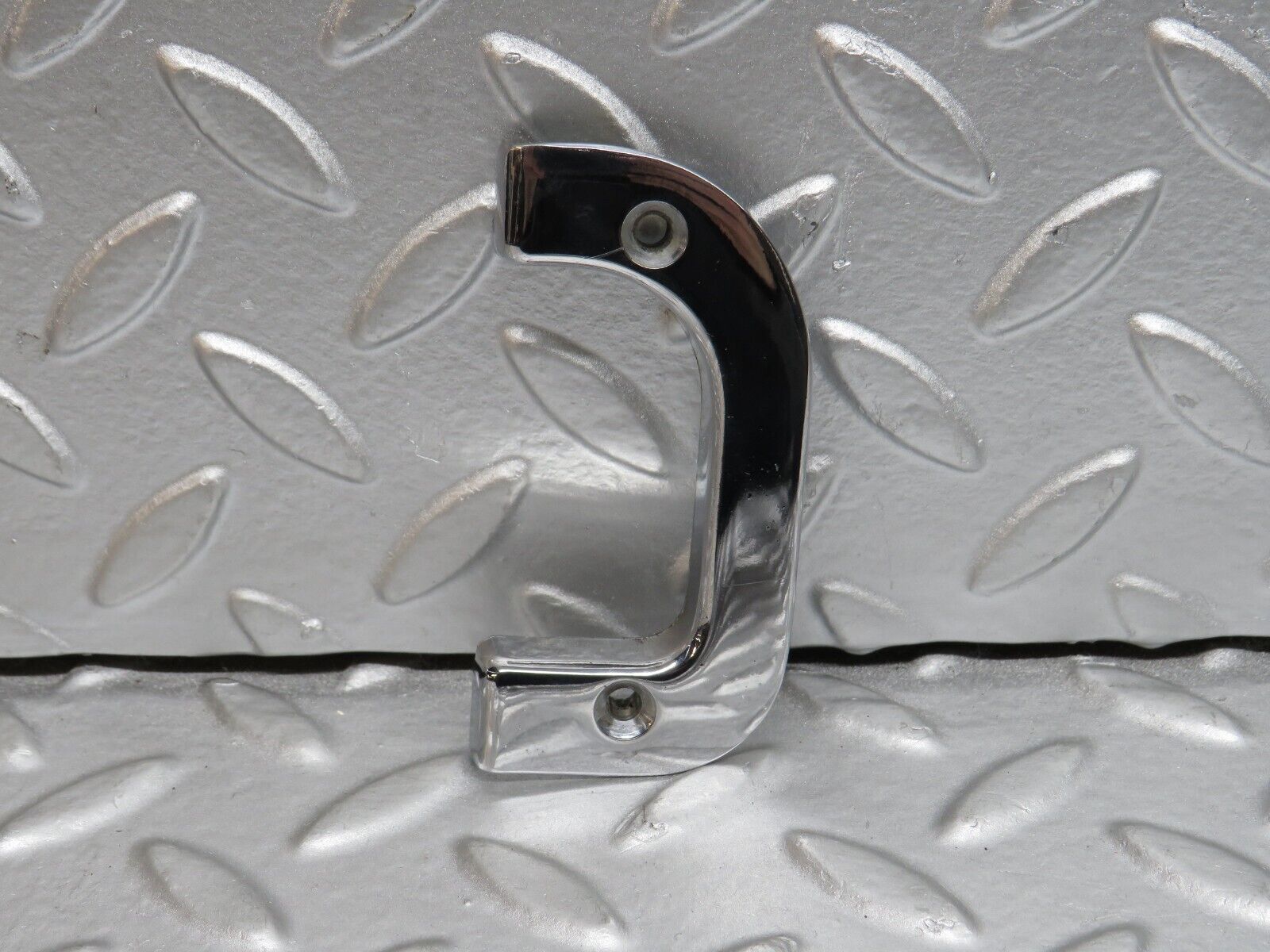 32179 Mercedes-Benz W123 230E Left Interior Chrome Door Latch Trim 1237230124