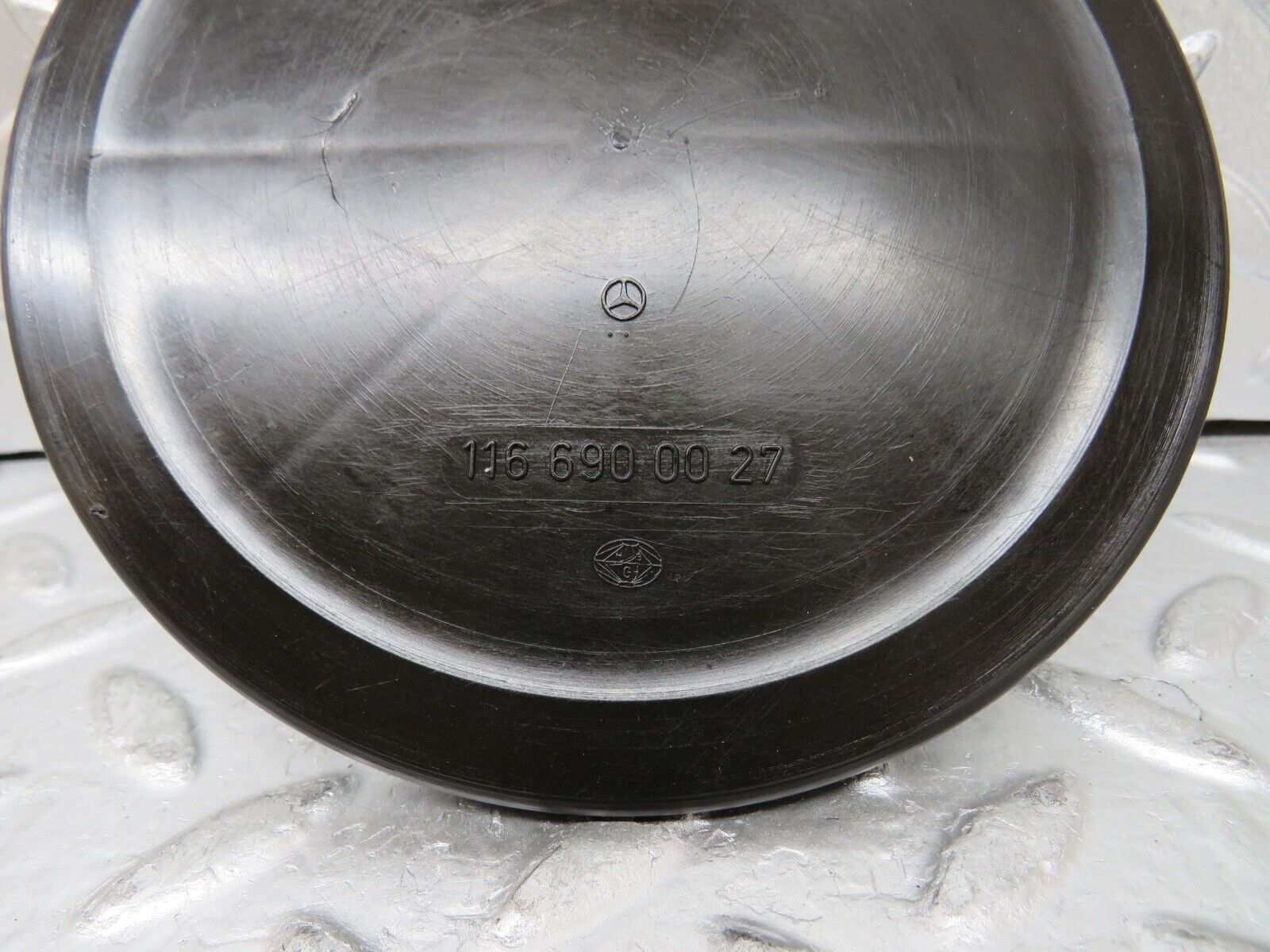 26929 Mercedes-Benz W123 240D Fuel Tank Access Cover Panel 1166900027