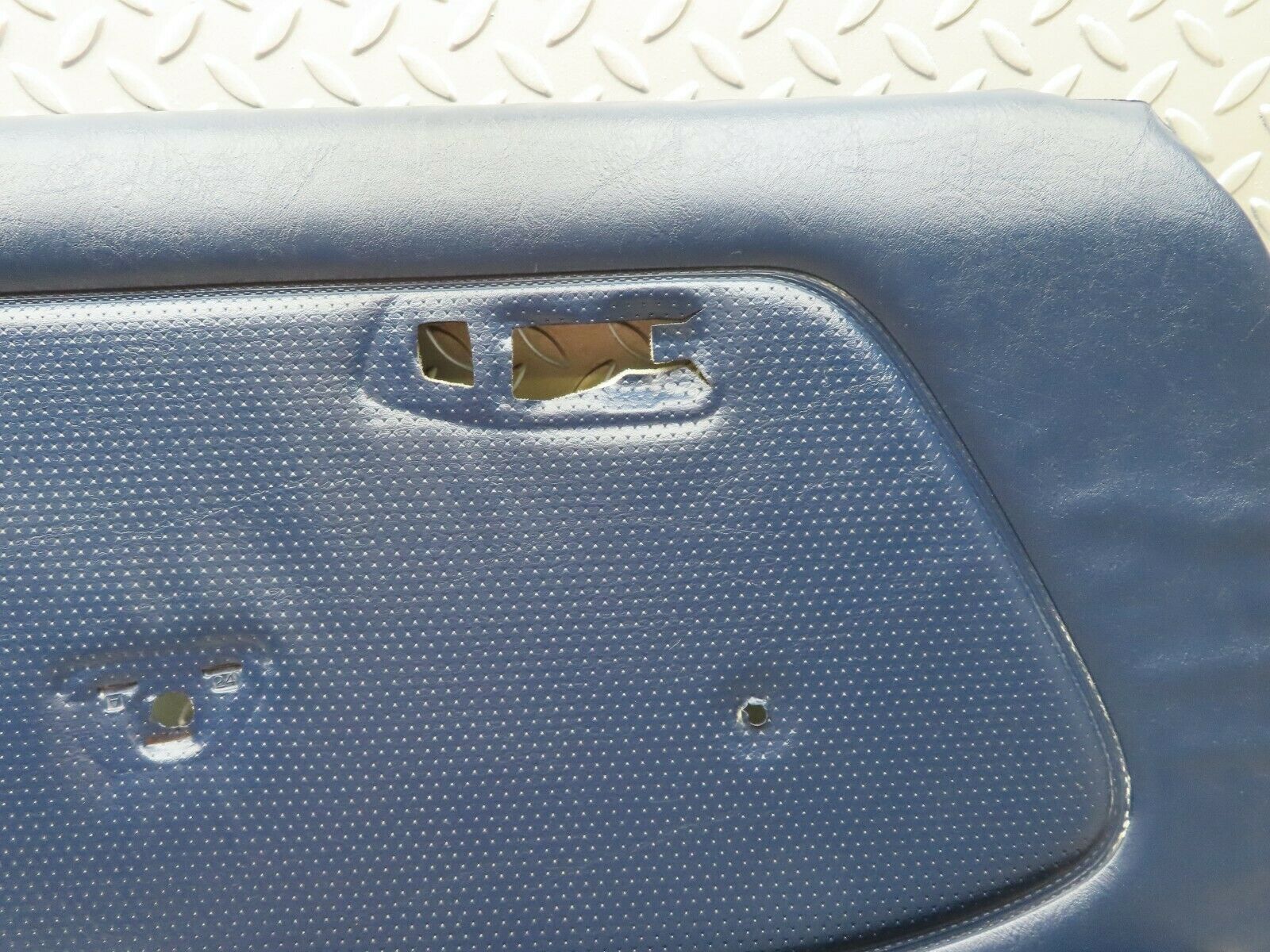 4366 Mercedes-Benz W123 230E Front Left Door Card Blue