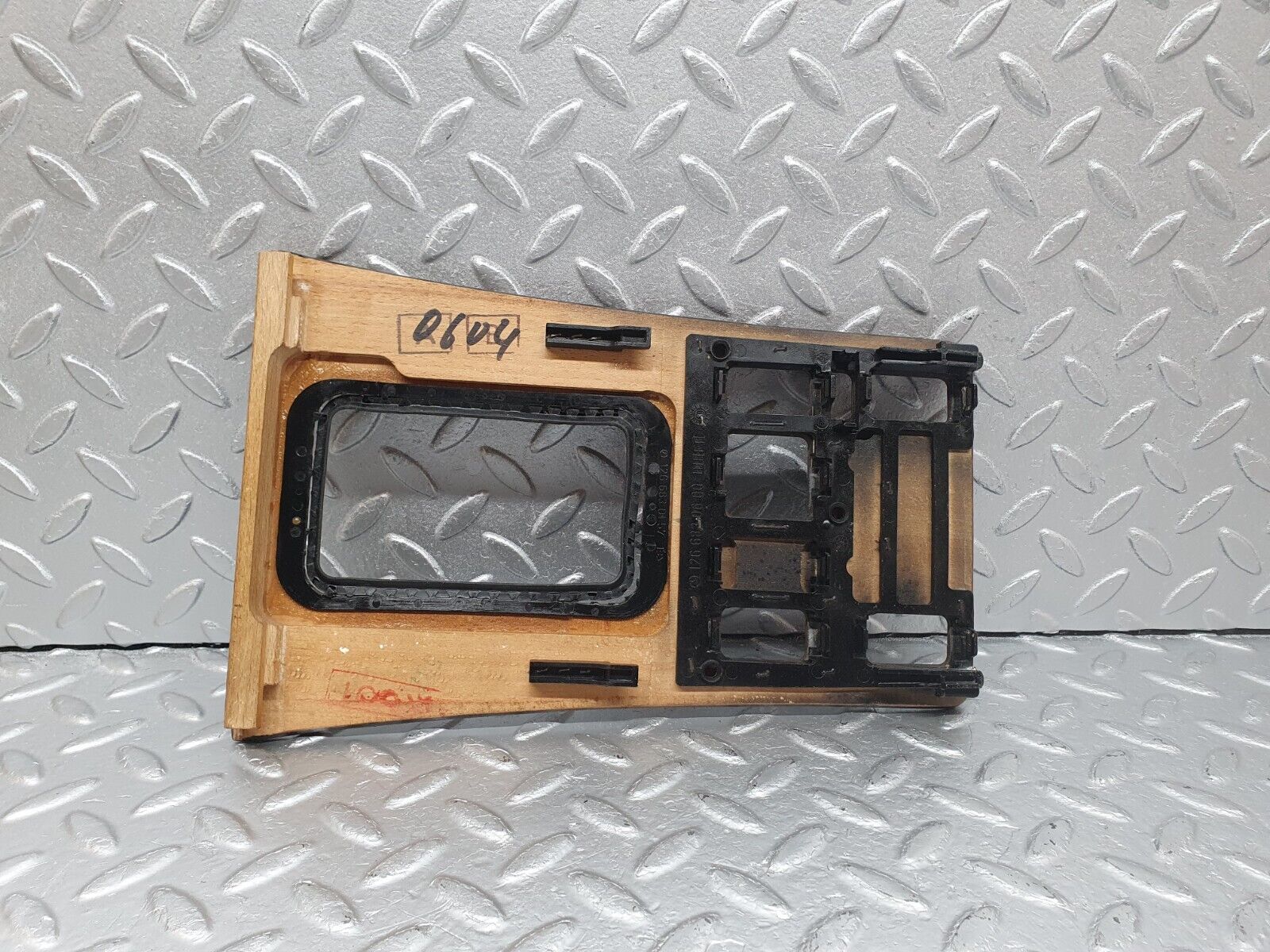 40921 Mercedes-Benz W126 300SE Centre Console Wood Panel 1266830157