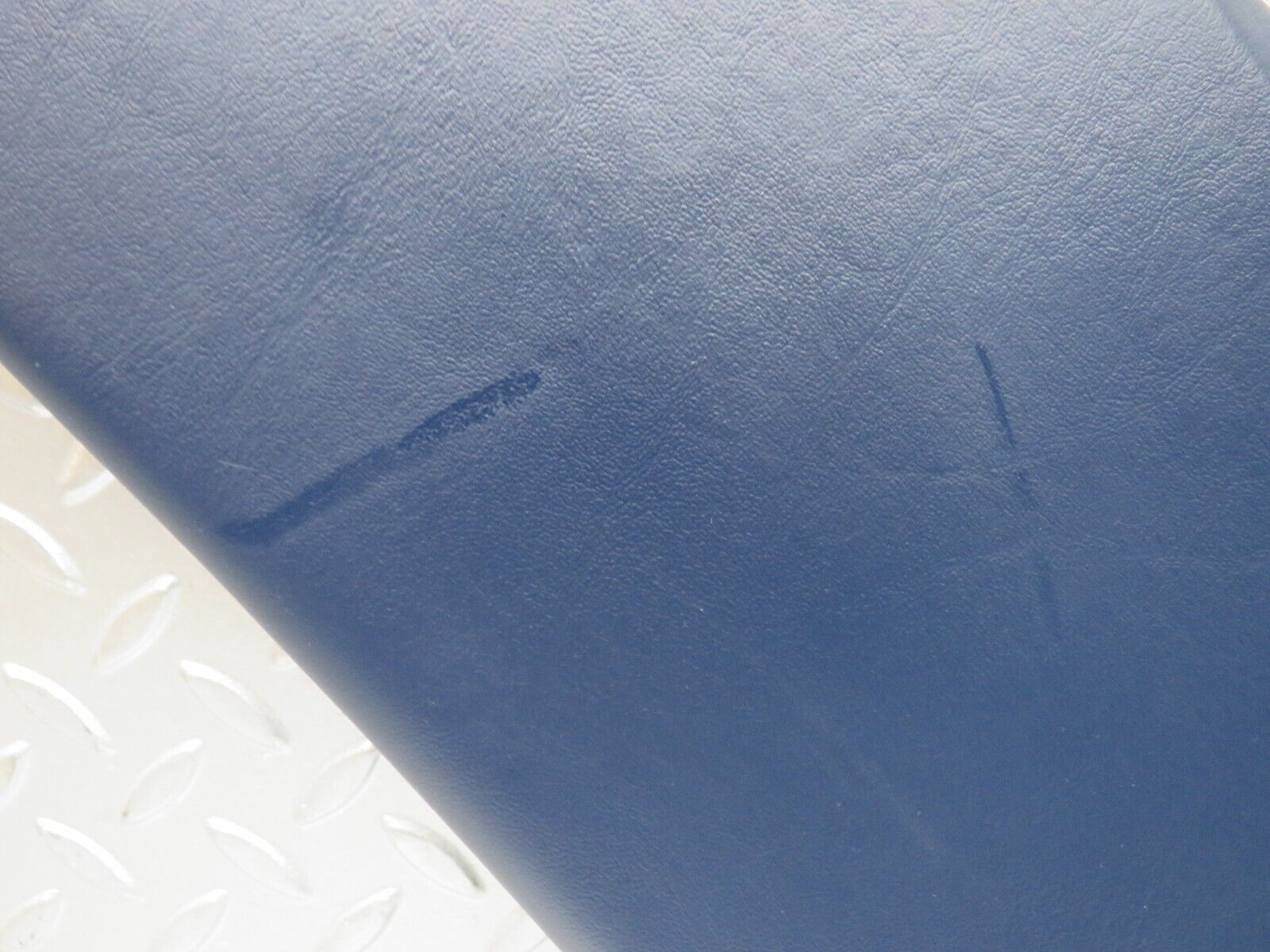 31940 Mercedes-Benz W123 230E C Pillar Cover Panel Right Side Blue 1236900425