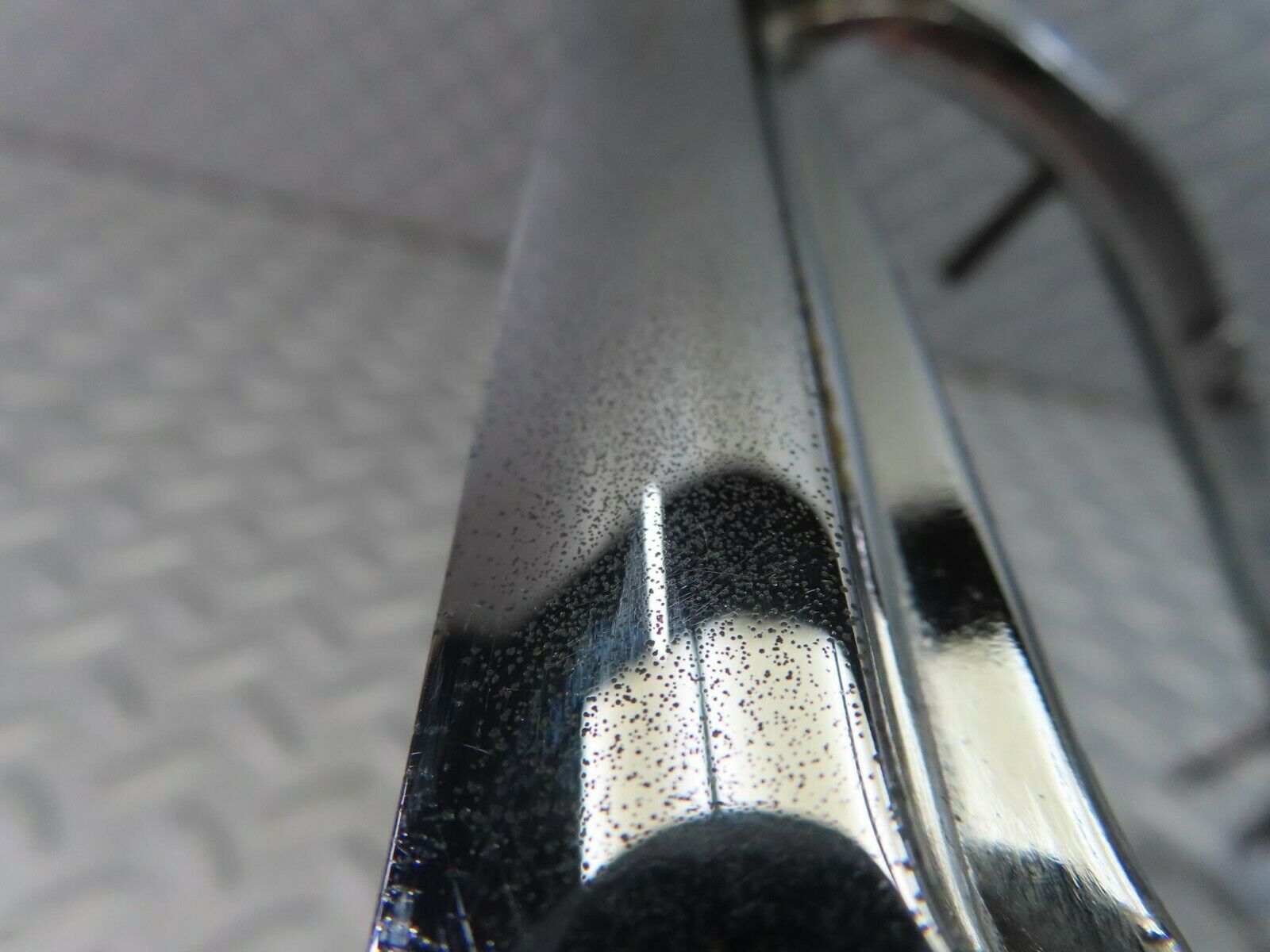 8485 Mercedes-Benz W115 Tail Light Chrome Frame Left 1158260159