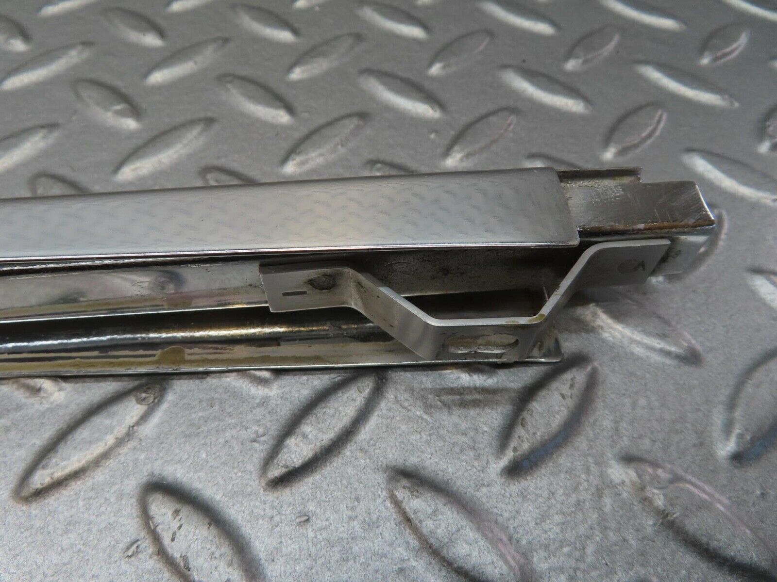 13190 Mercedes-Benz W111 220S Rear Right Door Front Chrome Window Channel