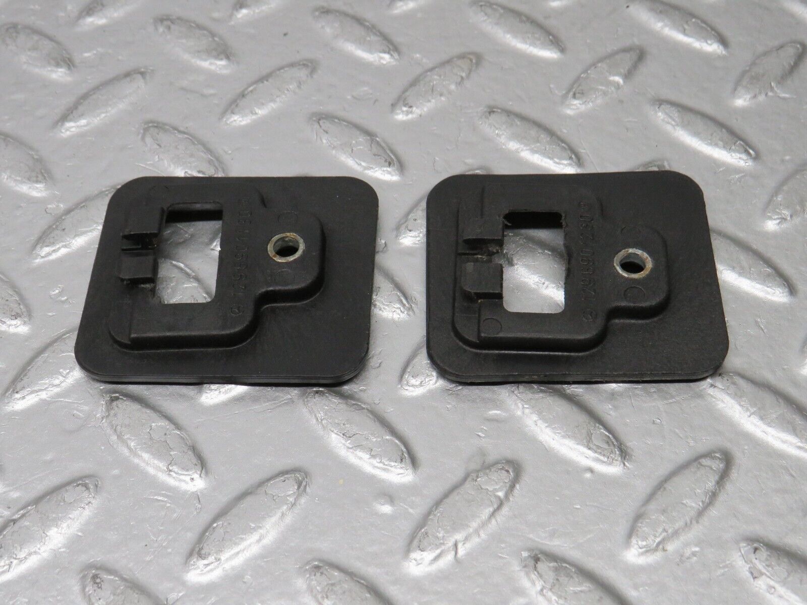 38346 Mercedes-Benz R129 280SL Coupe Roof Lock Cover Trim Pair 1296901130 1296901230