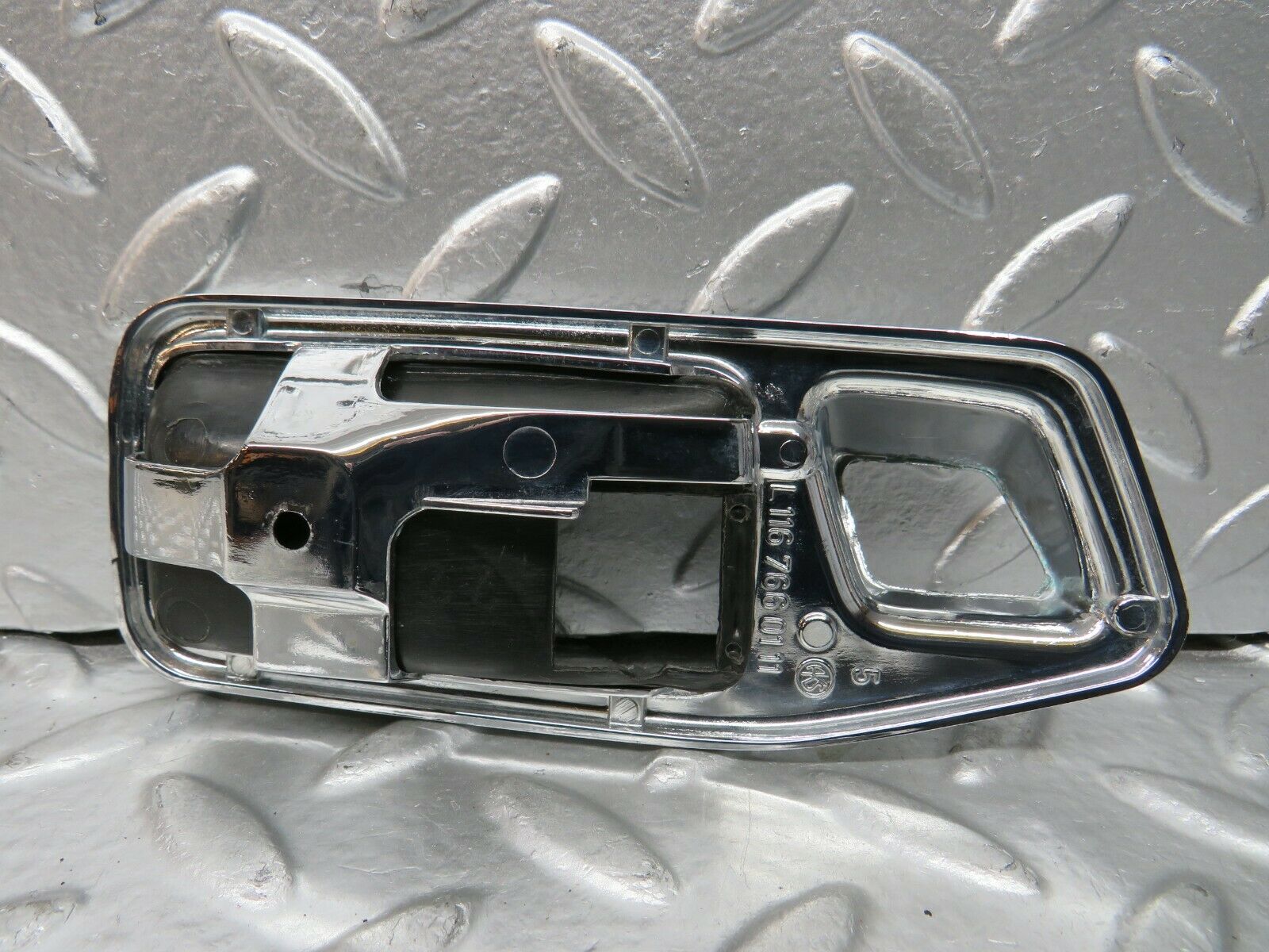 23967 Mercedes-Benz W123 280E Chrome Frame For Door Opener Left 1167660111