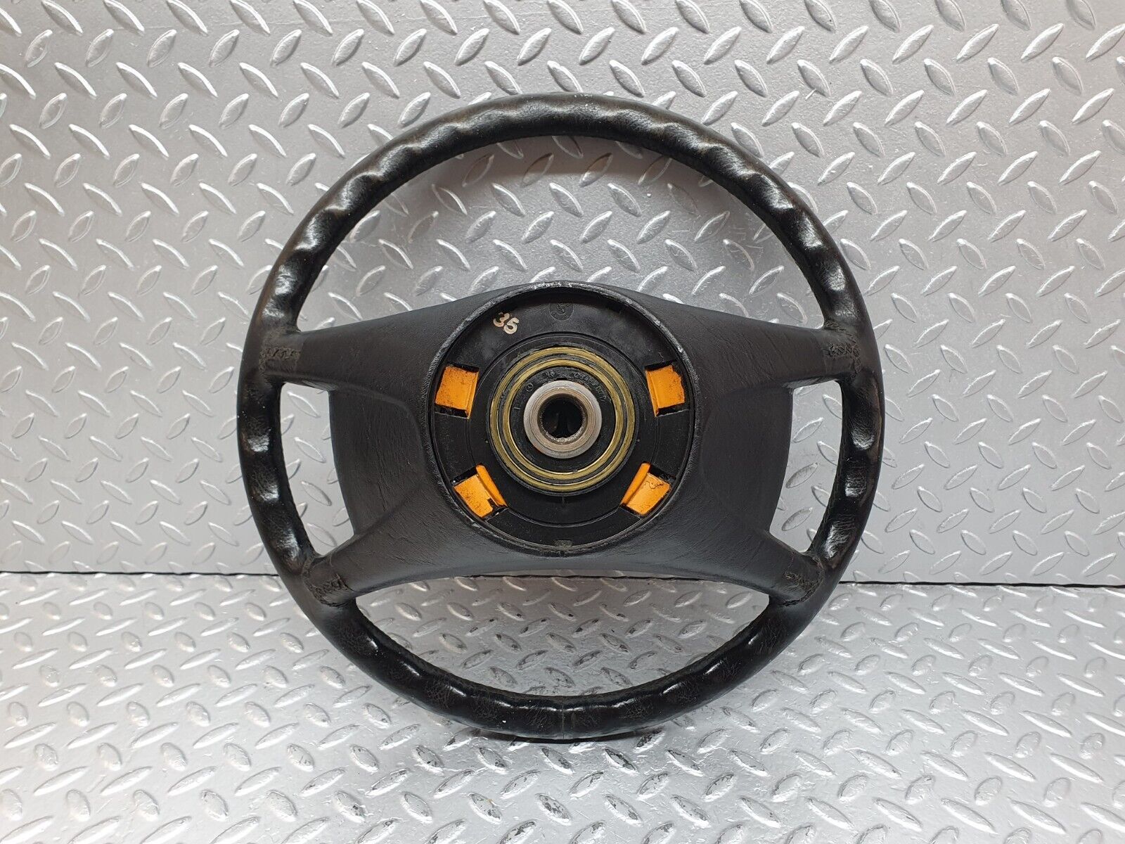 41182 Mercedes-Benz W126 300SE Leather Steering Wheel 1264640017