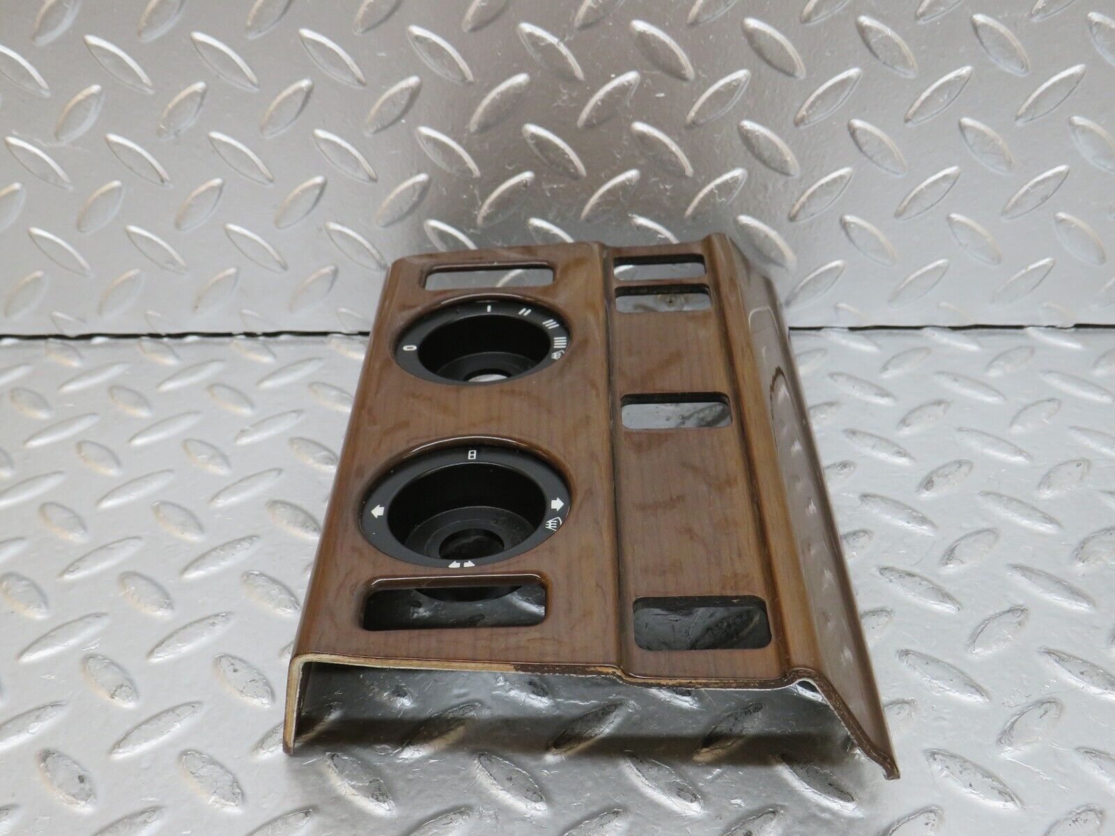 29365 Mercedes-Benz W124 230E Heater Control Panel Wood Trim 1246830275