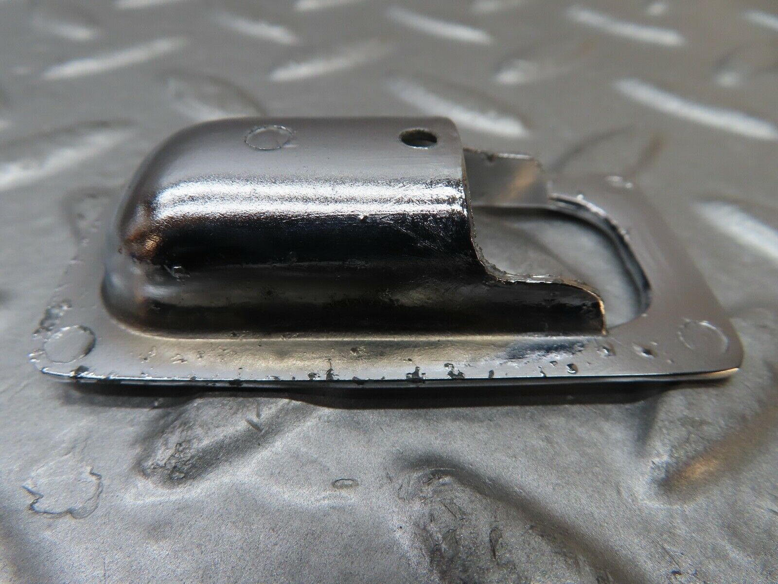 20838 Mercedes-Benz W114 250CE Coupe Door Lock Handle Surround Chrome