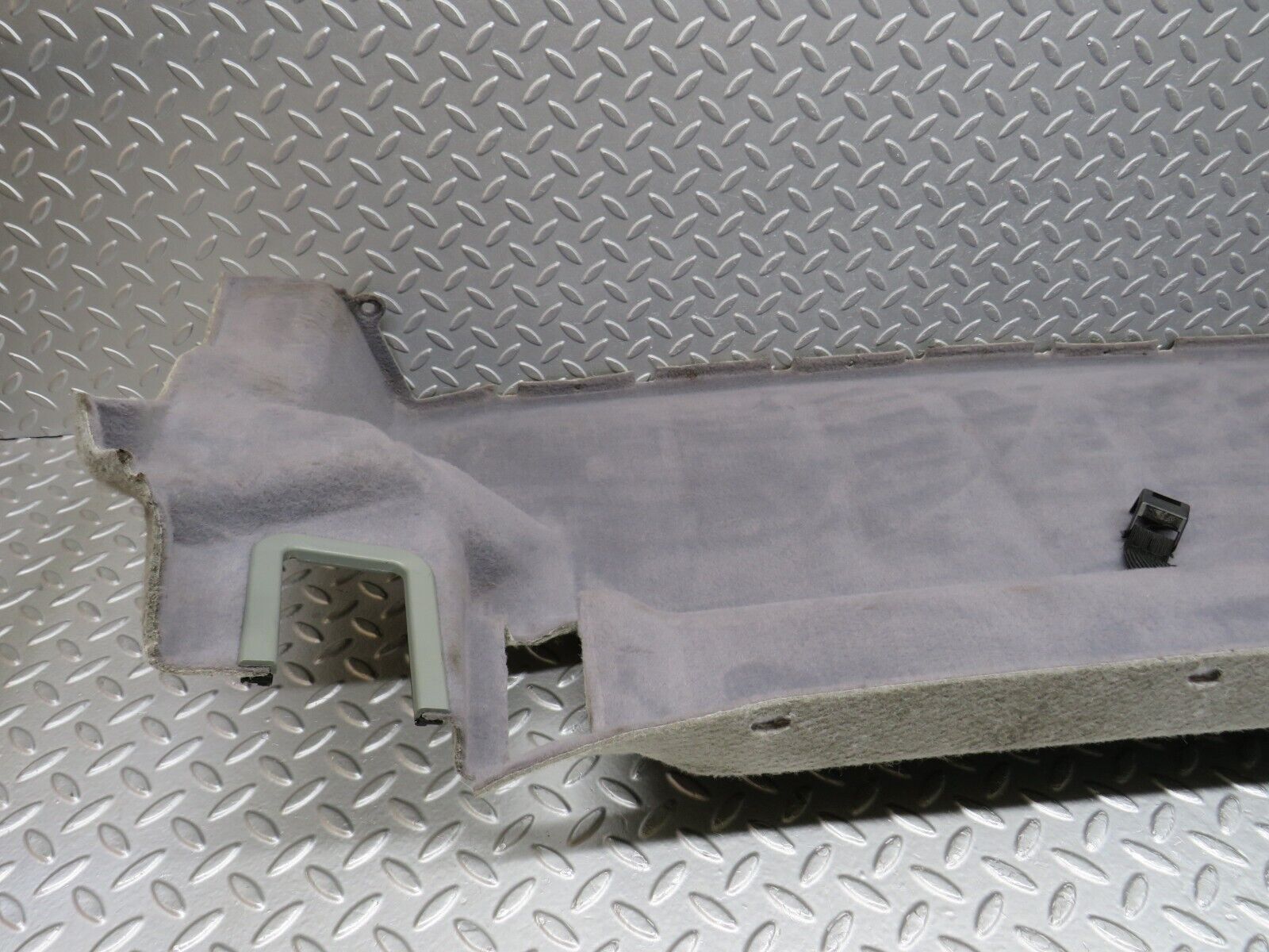 39368 Mercedes-Benz R129 320SL Coupe Fuel Tank Cover Plate Carpet Grey 1296903141