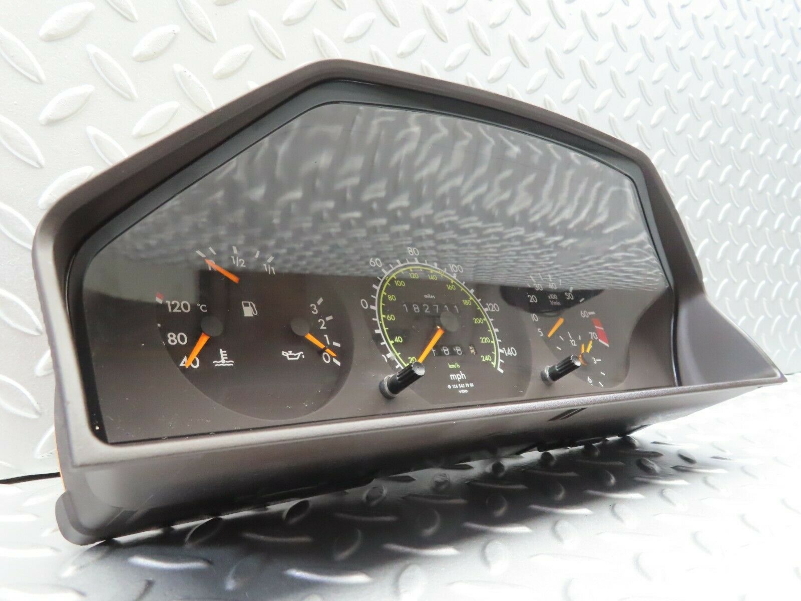 6558 Mercedes-Benz S124 E220 Wagon Instrument Cluster 1244401347